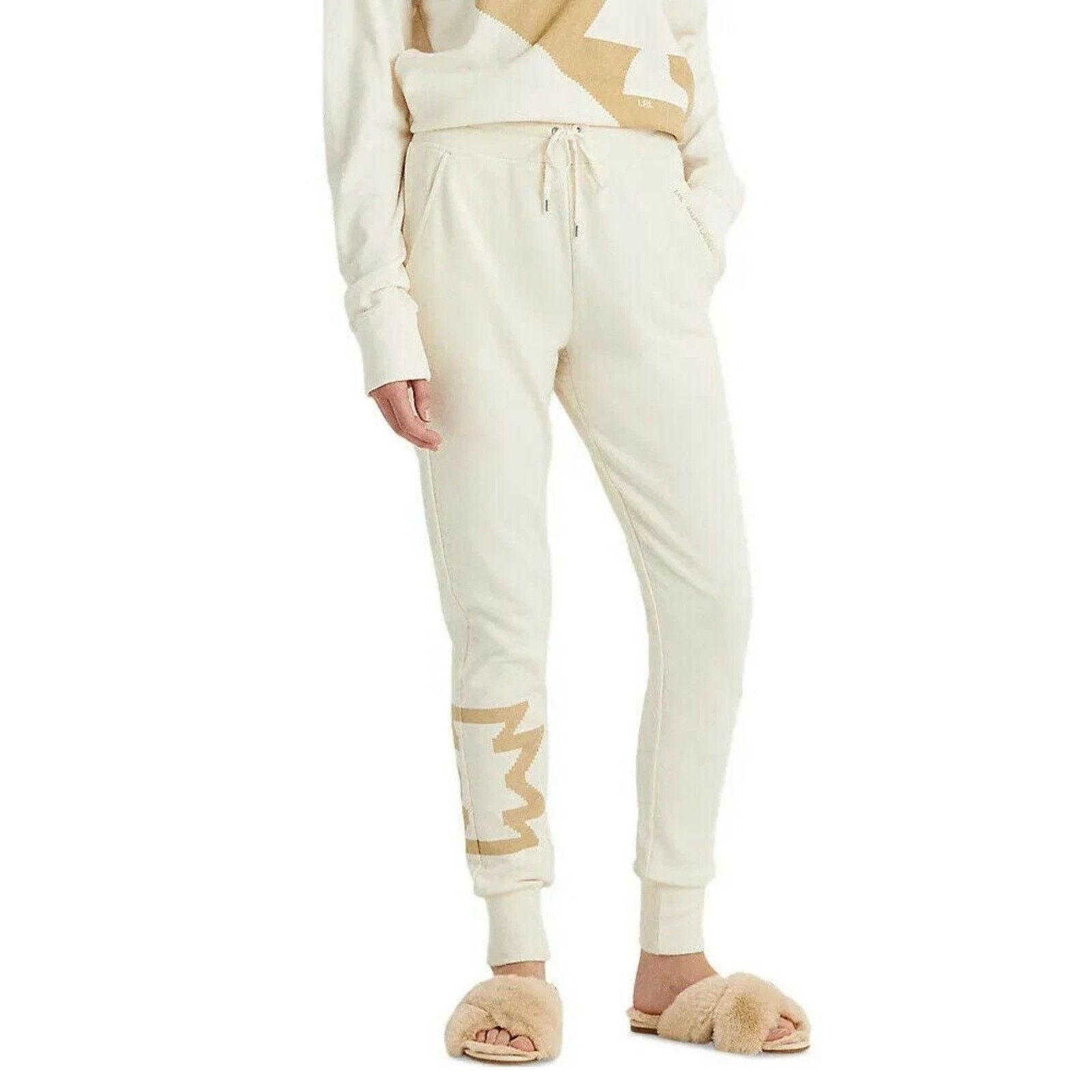 Lauren Ralph Lauren Lauren Ralph Lauren French Terry Jogger Sweat Pants 3X Size 42" / US 20 - 1 Thumbnail