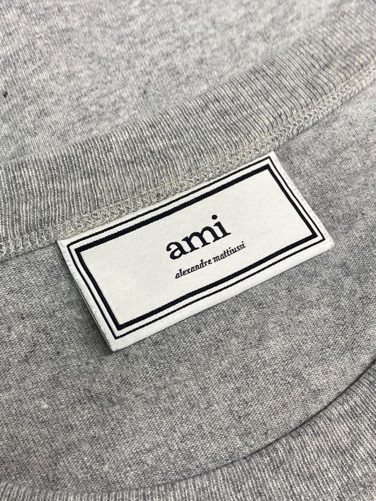 AMI AMI Alexandre Mattiussi Grey T-Shirt Size US M / EU 48-50 / 2 - 9 Thumbnail