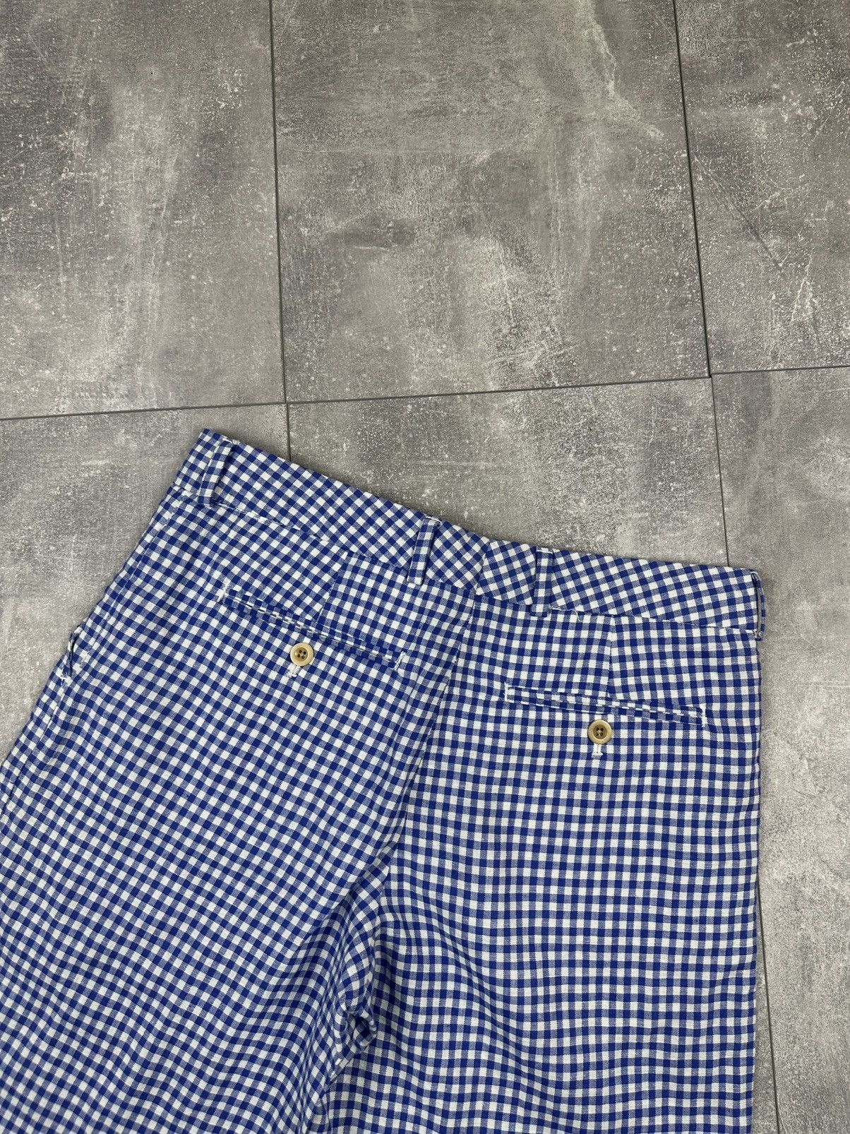 Polo Ralph Lauren Women’s Polo Ralph Lauren Linen Checker New Shorts Size 40" / US 18 - 10 Thumbnail