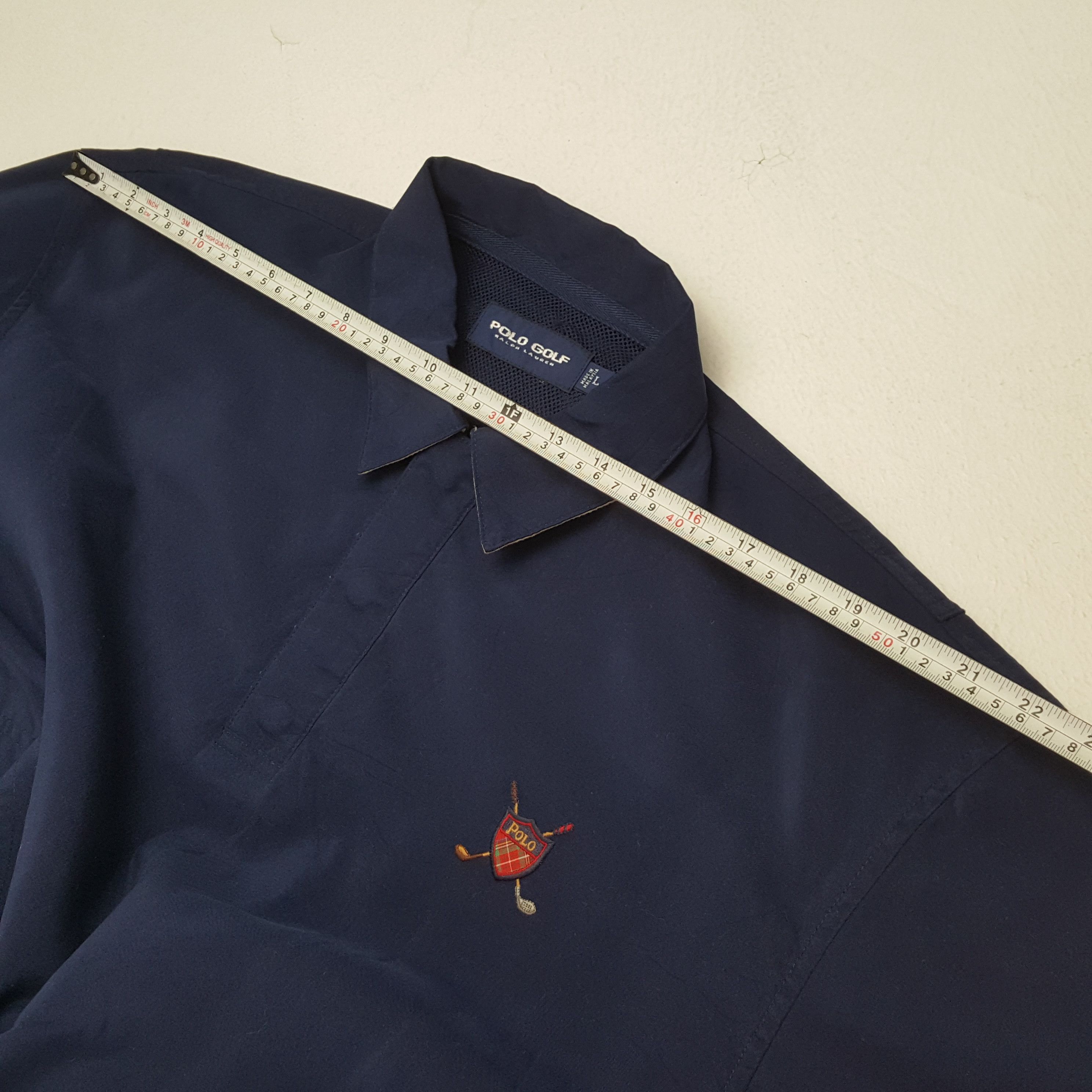 Polo Ralph Lauren × Vintage POLO GOLF RALPH LAUREN Fashion Style Collar Sweatshirt Size US L / EU 52-54 / 3 - 4 Thumbnail