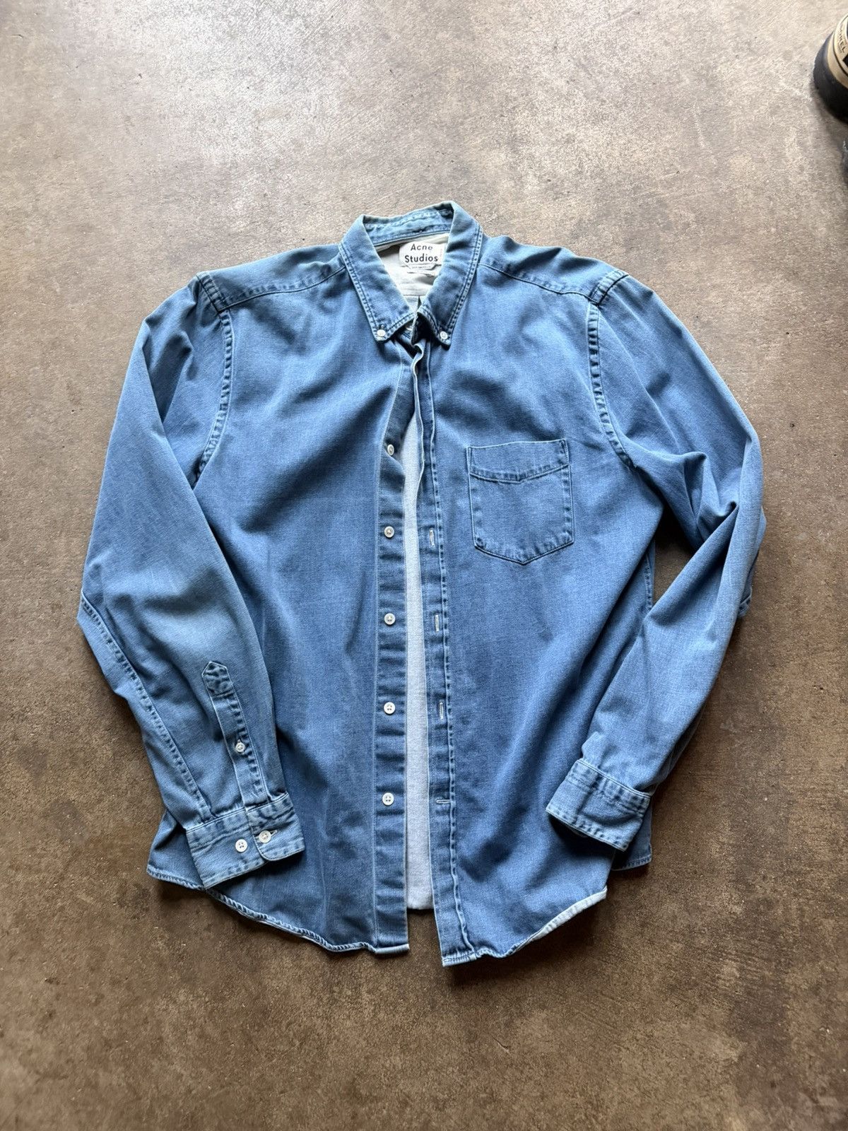 Acne Studios Acne Studios Isherwood Button Up Shirt Size US L / EU 52-54 / 3 - 1 Thumbnail