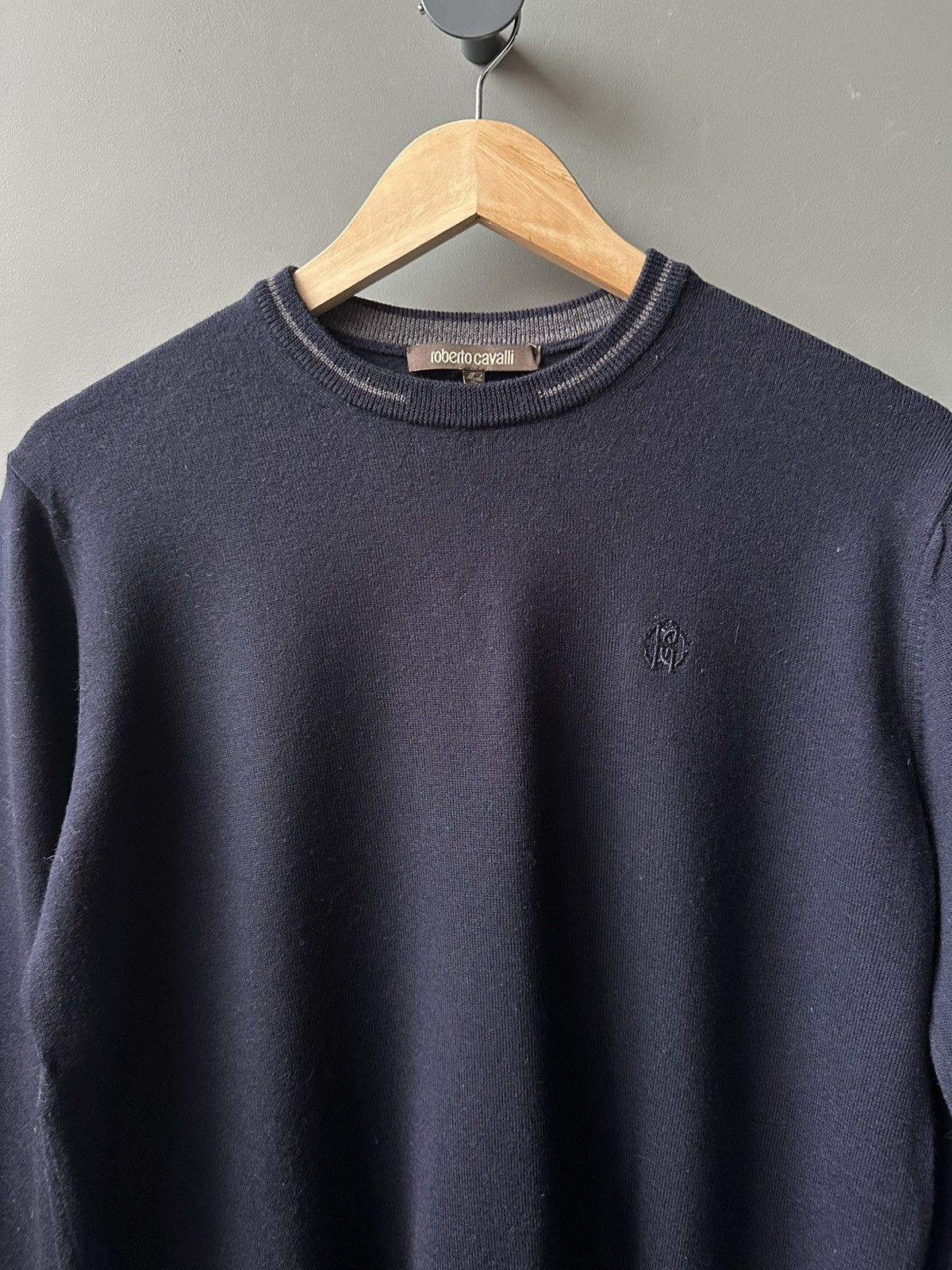 Roberto Cavalli Roberto Cavalli Wool Sweater Size M Size US M / EU 48-50 / 2 - 2 Thumbnail