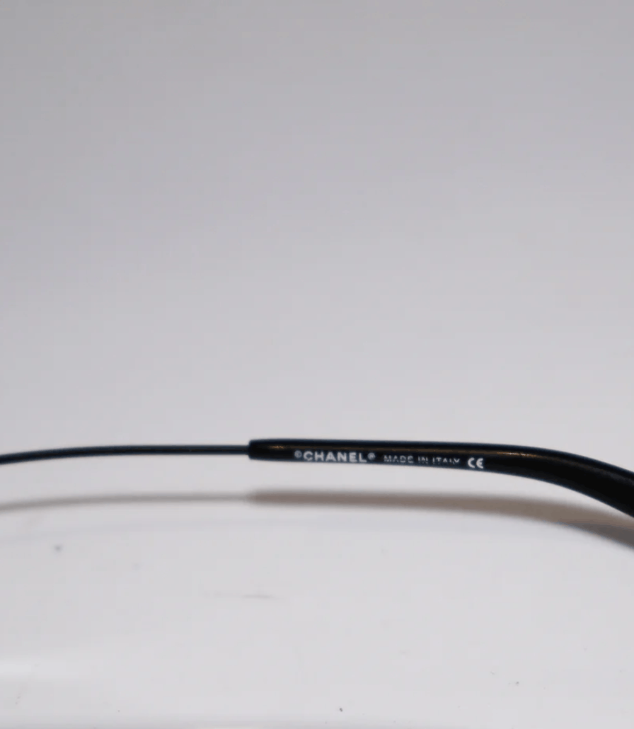 Chanel Chanel Sunglasses 4077 Mask CC Rhinestone Logo Rimless Size ONE SIZE - 4 Thumbnail