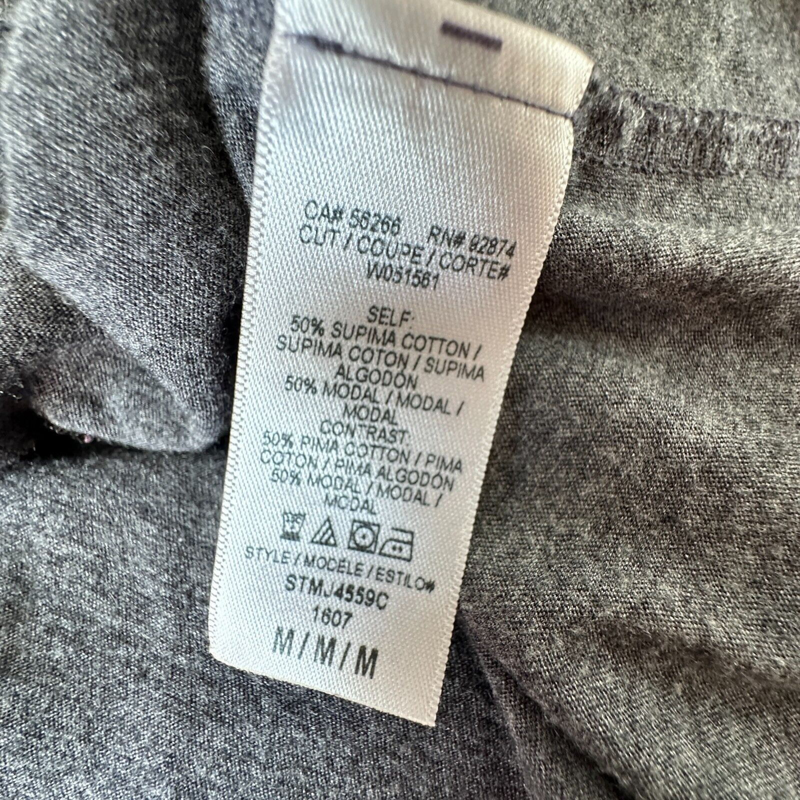 Splendid Splendid Gray Light Long Sleeve Deep VNeck Sweater Top Med Size M / US 6-8 / IT 42-44 - 6 Thumbnail