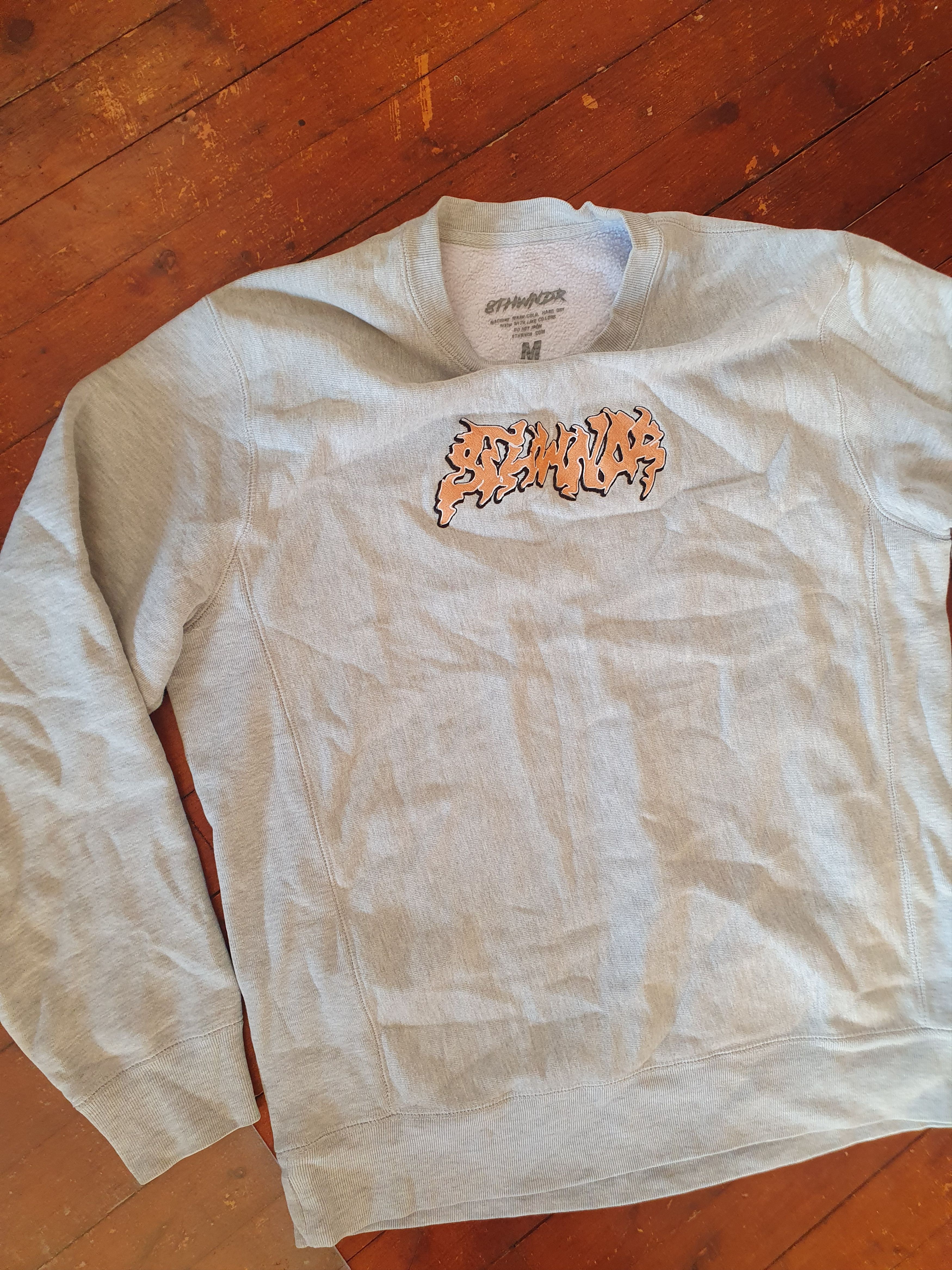 8THWNDR 8thwndr Sweatshirt Embroidery Spell Out sz M Size US M / EU 48-50 / 2 - 7 Thumbnail