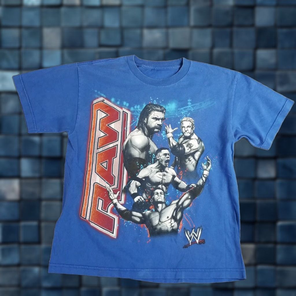 Vintage WWE Raw Cast T-Shirt 2007 Triple H John Cena Small Blue Sports Unisex Size US S / EU 44-46 / 1 - 1 Thumbnail