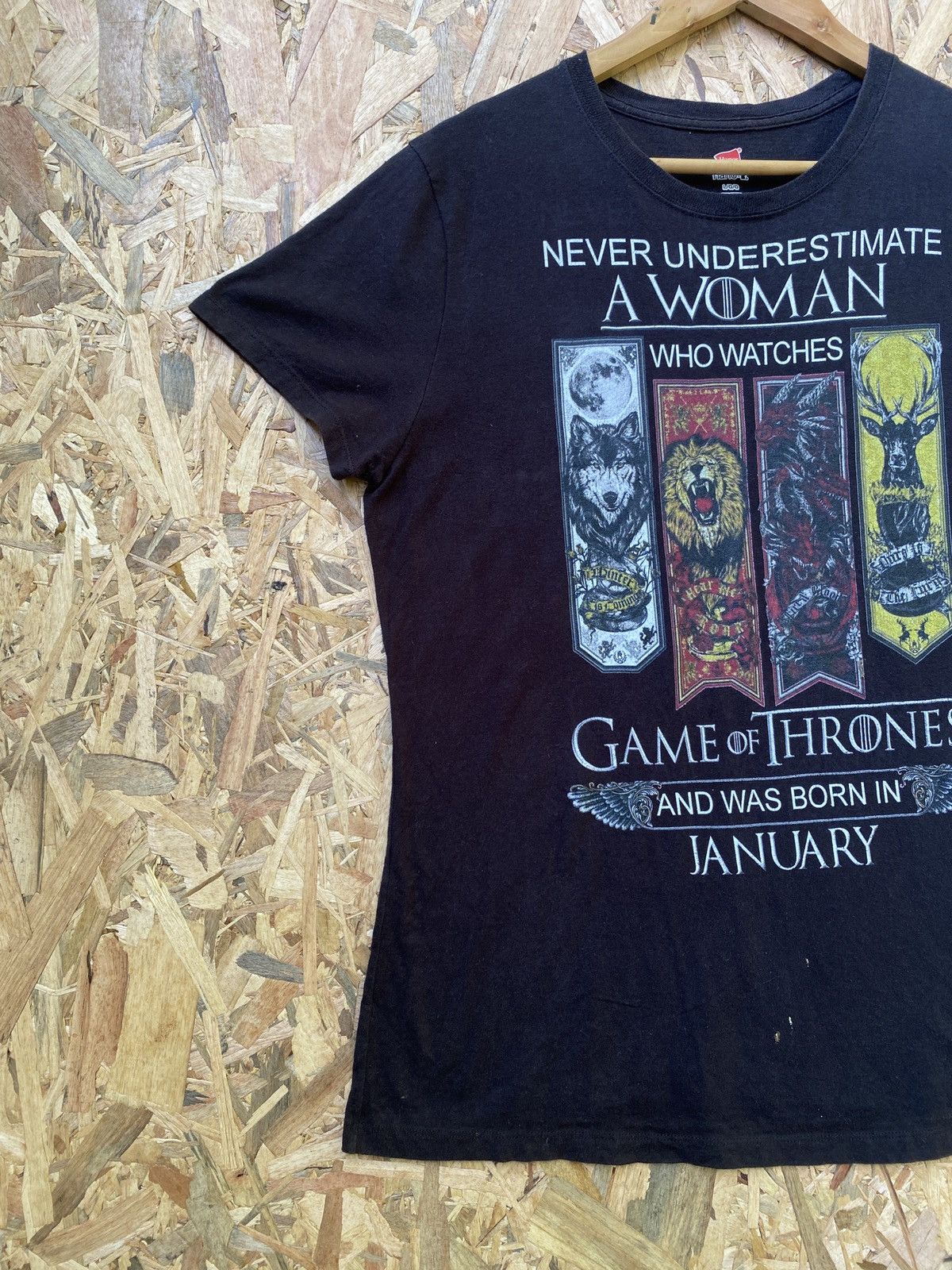 Hanes × Vintage Vintage game of thrones tee Size L / US 10 / IT 46 - 3 Thumbnail