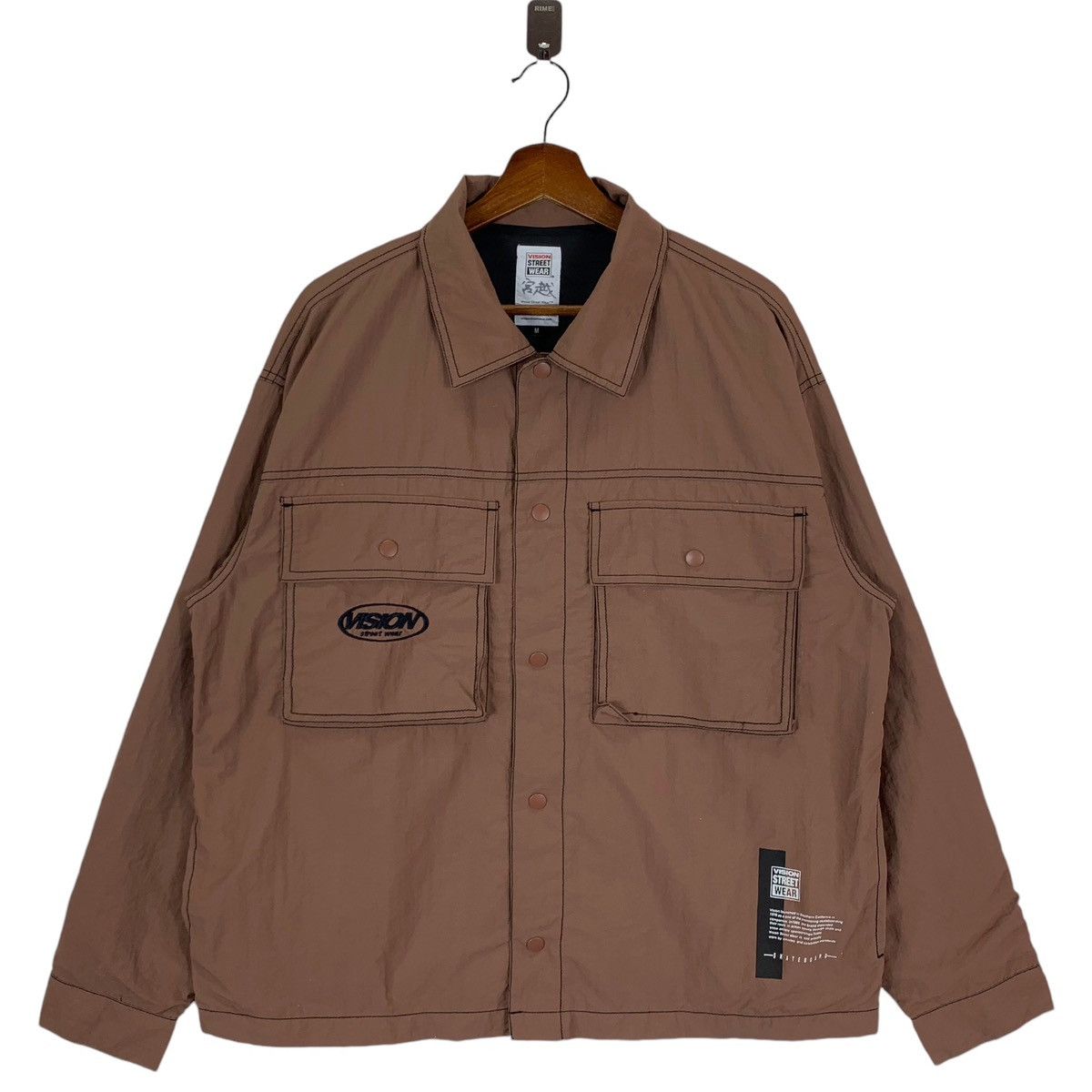VINTAGE VISION STREET WEAR DOUBLE POCKET LIGHT JACKET