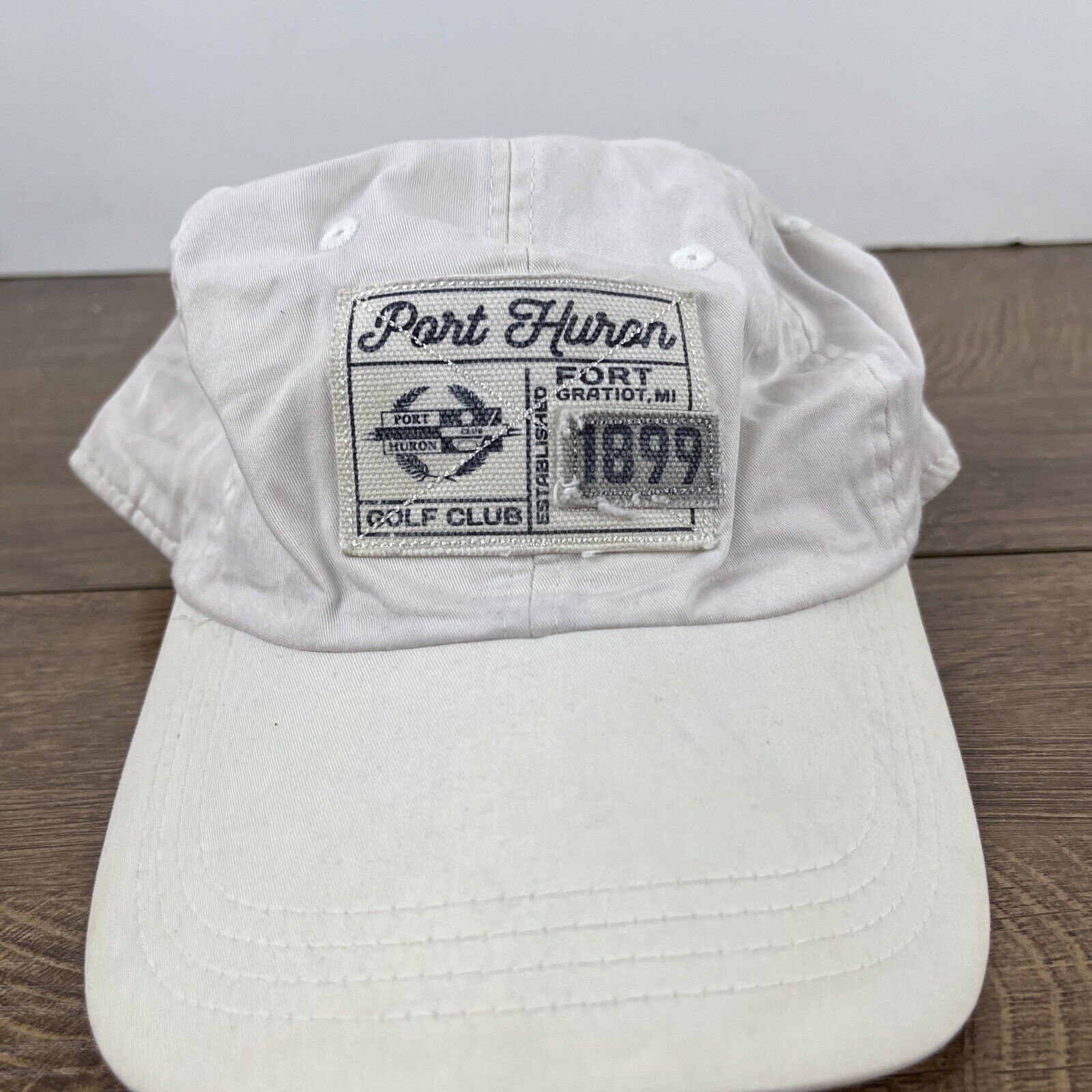 Other Port Huron Hat Fort Gratiot Michigan White Hat Adjustable Wh Size ONE SIZE - 6 Thumbnail