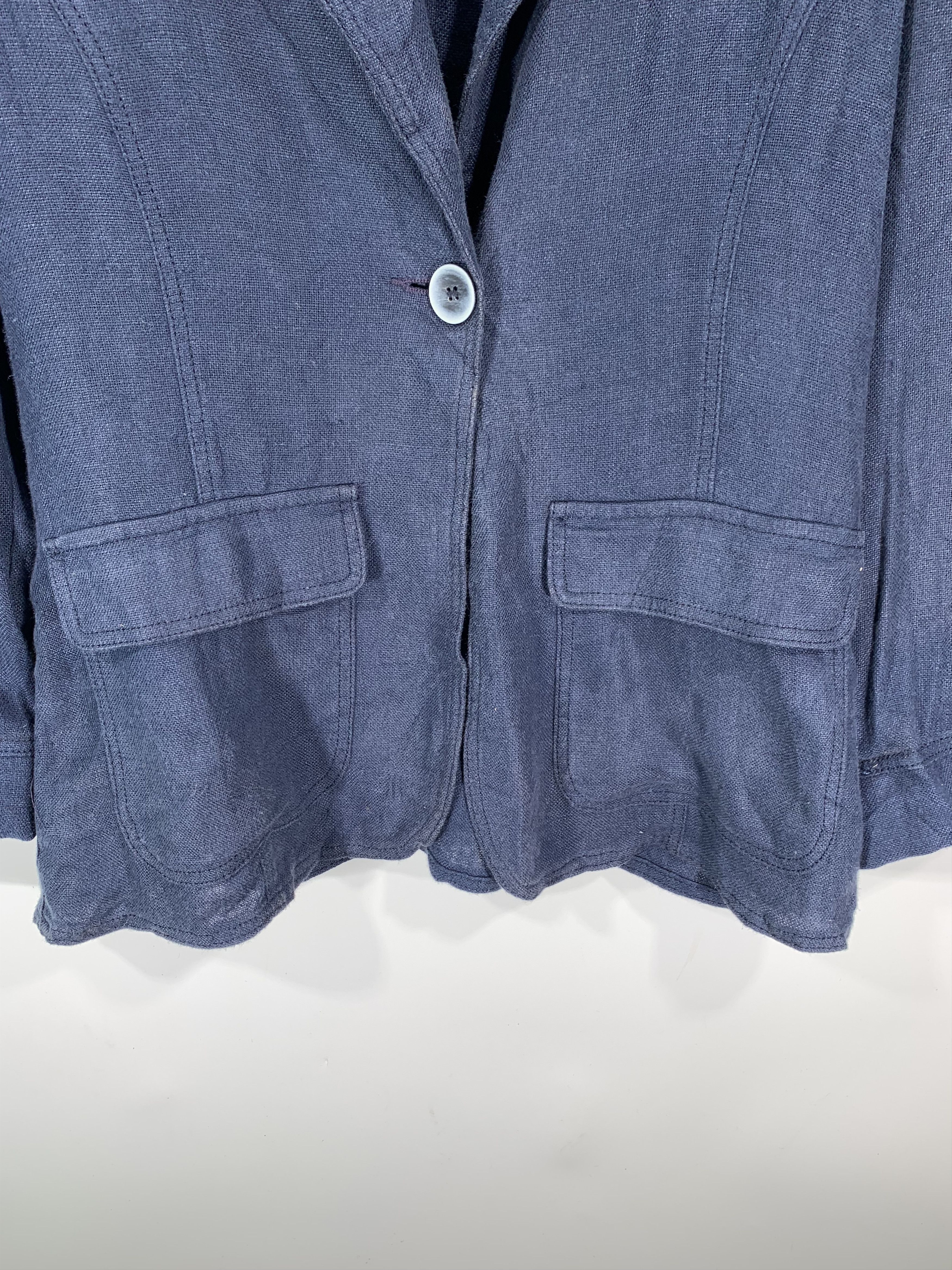 Giorgio Armani ⚡️Vintage Armani Jacket Faded Blue Size US S / EU 44-46 / 1 - 4 Thumbnail
