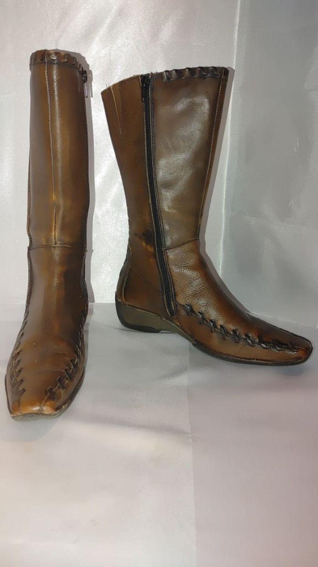 Pinko Pikolinos Whip Stitch Naturellement Boots Size 38 Size US 7.5 / IT 37.5 - 8 Thumbnail