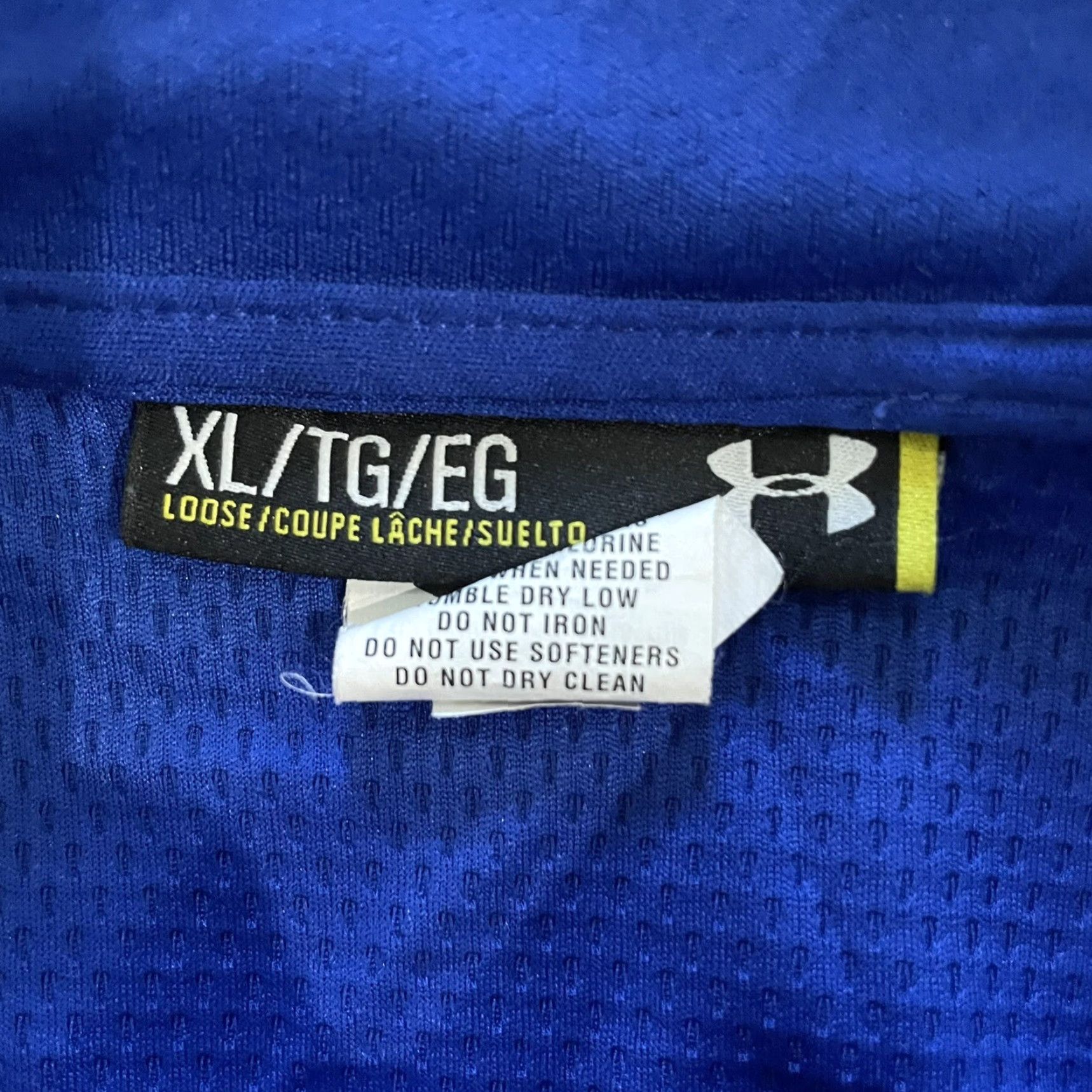 Under Armour Under Armour Loose 100% polyester Blue half-zip pullover Mens Size XL Size US XL / EU 56 / 4 - 4 Thumbnail