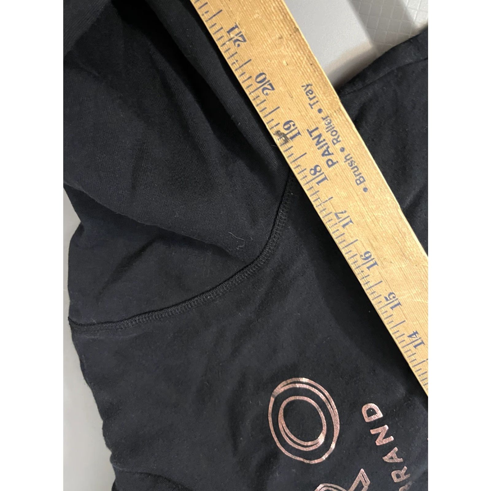 Vintage VINTAGE Aéropostale Hoodie Womens Pullover Activewear Size Medium Black Cotton Blended Fabric Size M / US 6-8 / IT 42-44 - 5 Thumbnail