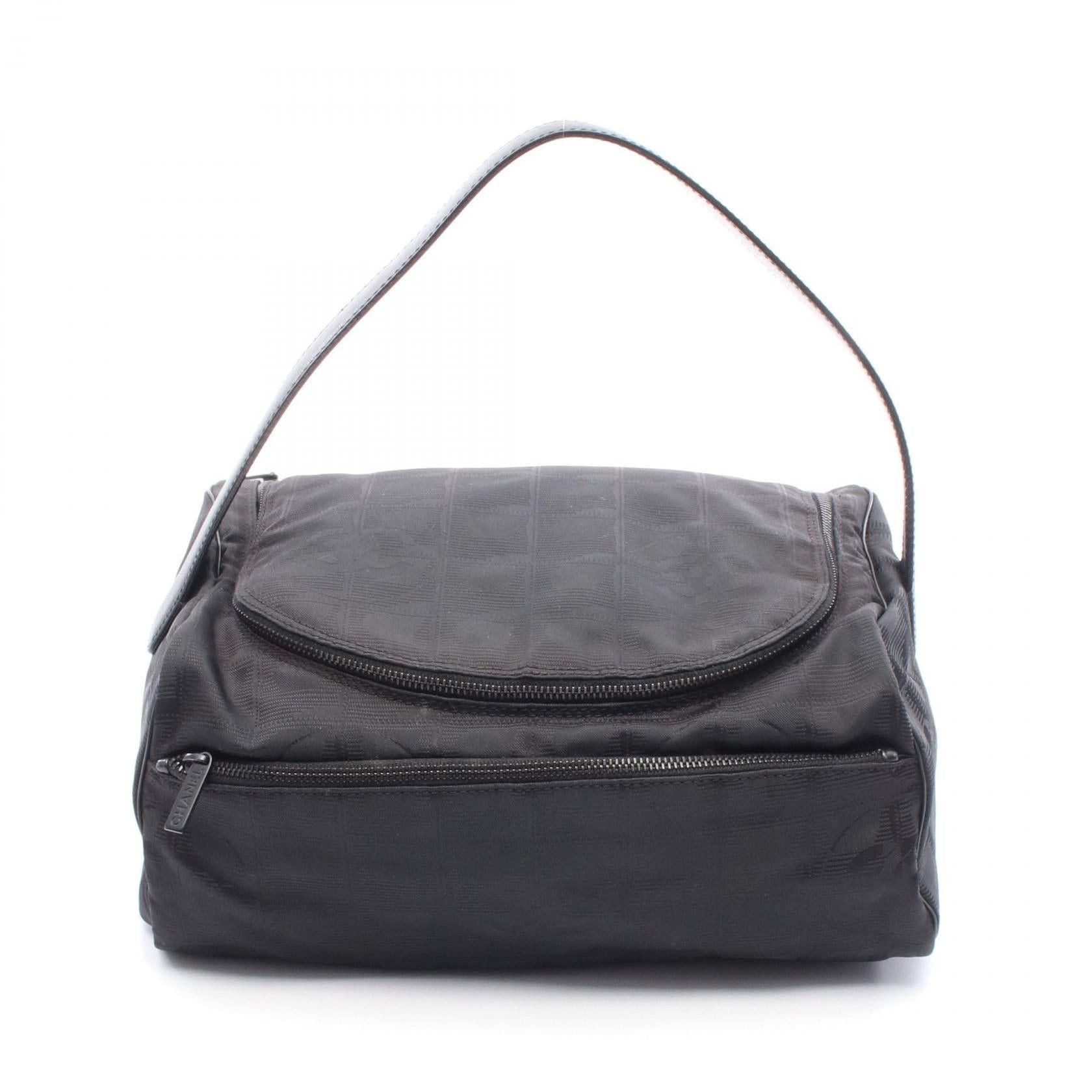 Chanel Chanel New Travel Line Vanity Bag Handbag Nylon Canvas Leather Black Hardware Size ONE SIZE - 1 Thumbnail