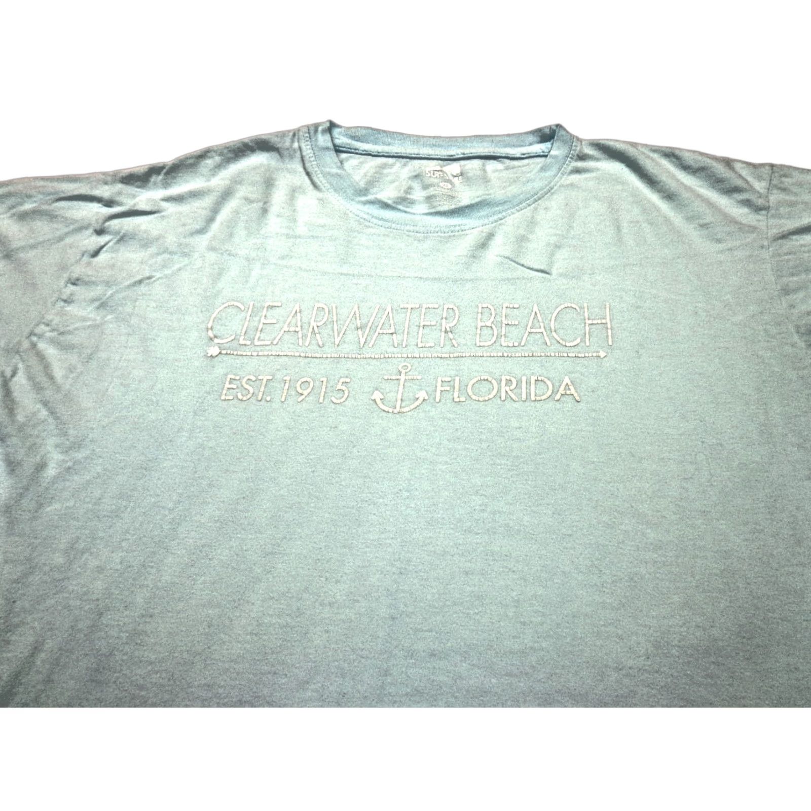 Vintage Surf Style T-Shirt Men's XL Blue Beach Surf Style Clearwater Beach Florida Light Blue T-Shirt XL Mens Blue Beach 90s? Size US XL / EU 56 / 4 - 1 Thumbnail