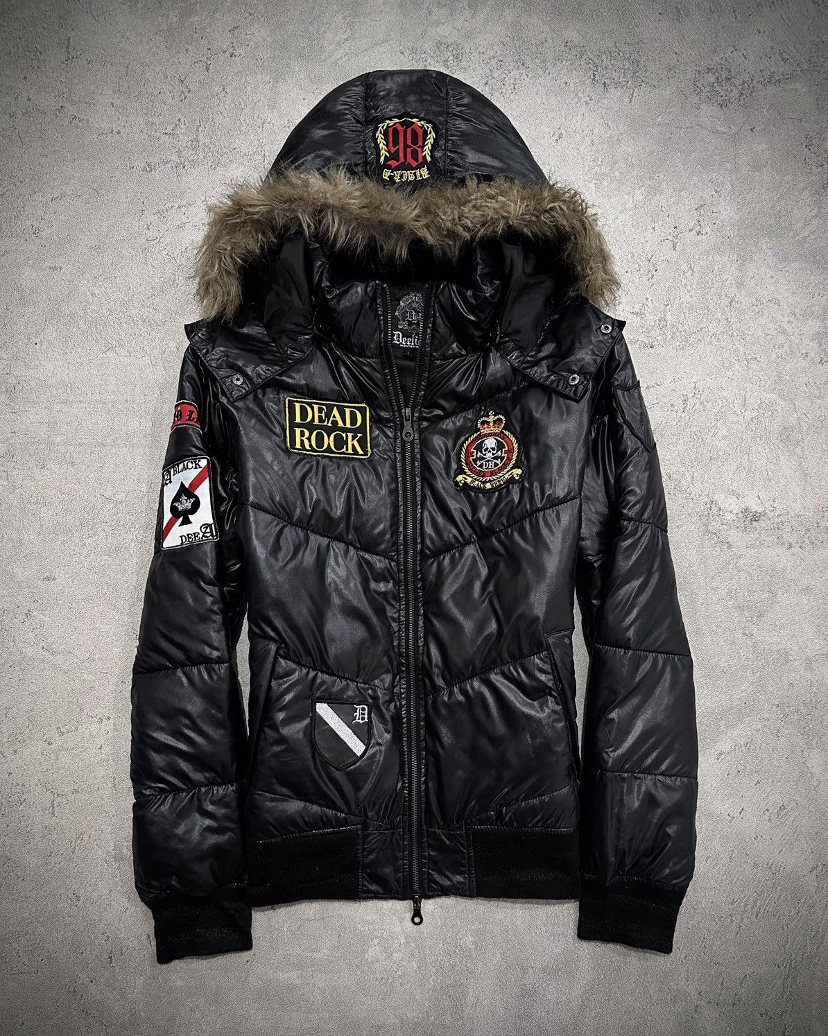 Japanese Brand 2000's Sly - Fur Punk Vkei Grunge Gothic Style