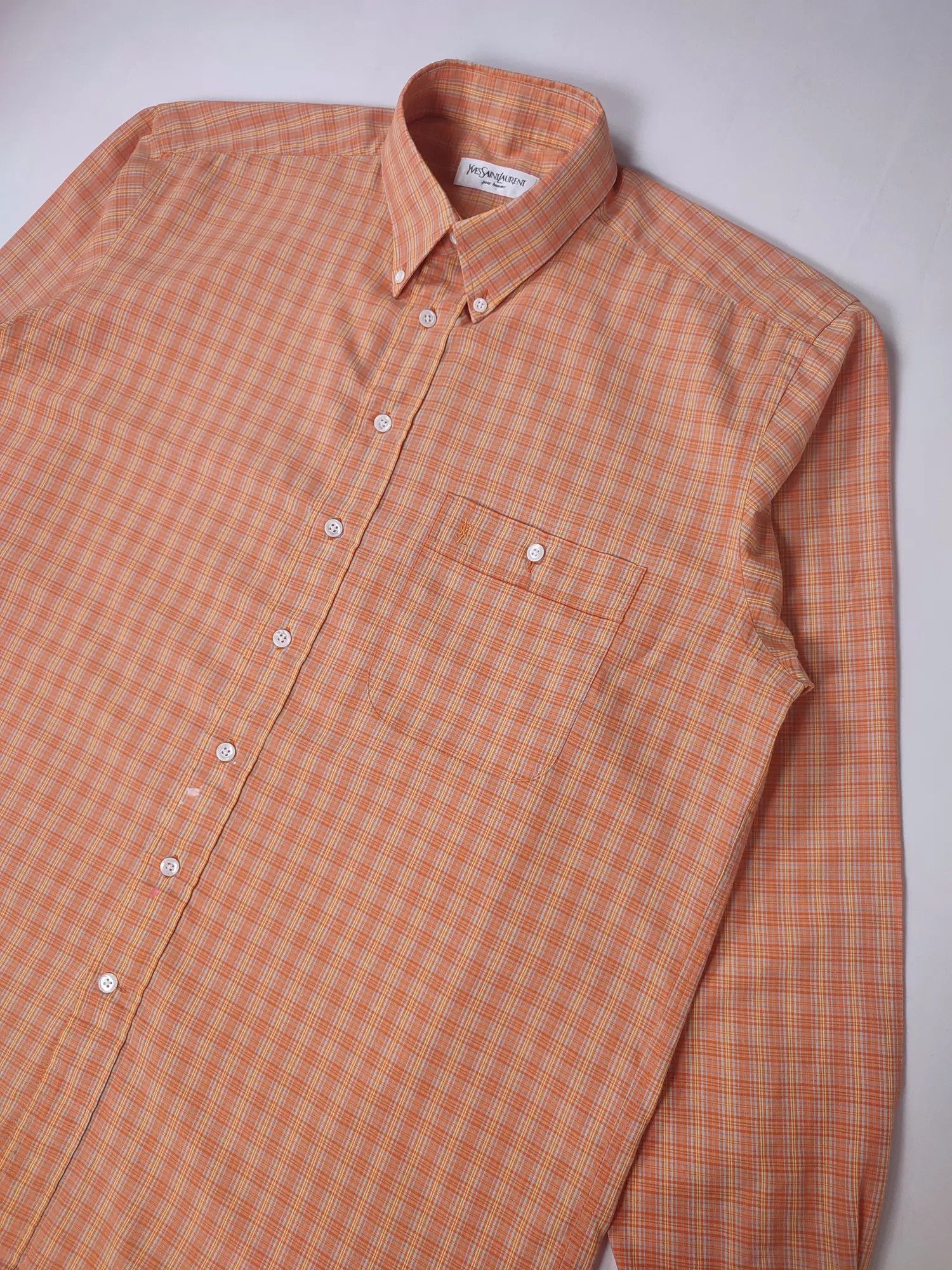 Yves Saint Laurent YSL vintage paint shirt Size US L / EU 52-54 / 3 - 5 Thumbnail