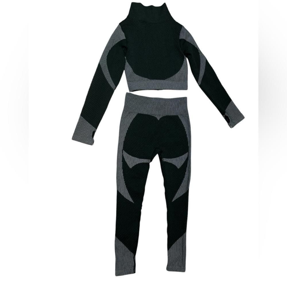 Designer 3 Women's Activewear Sets - Black, Grey, and Olive Green Size ONE SIZE - 6 Thumbnail