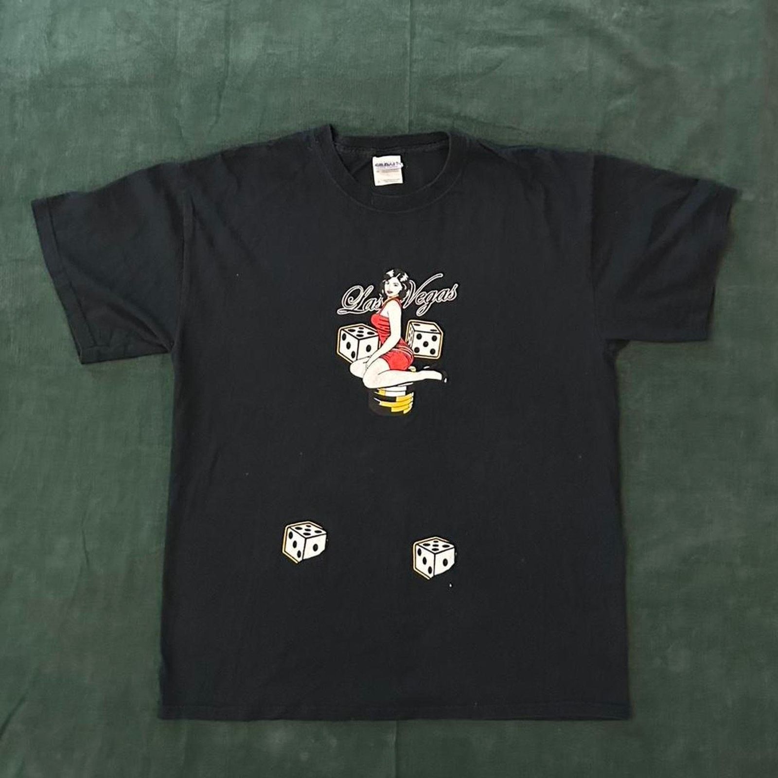 Gildan Y2k las vegas graphic tee Size US L / EU 52-54 / 3 - 1 Thumbnail