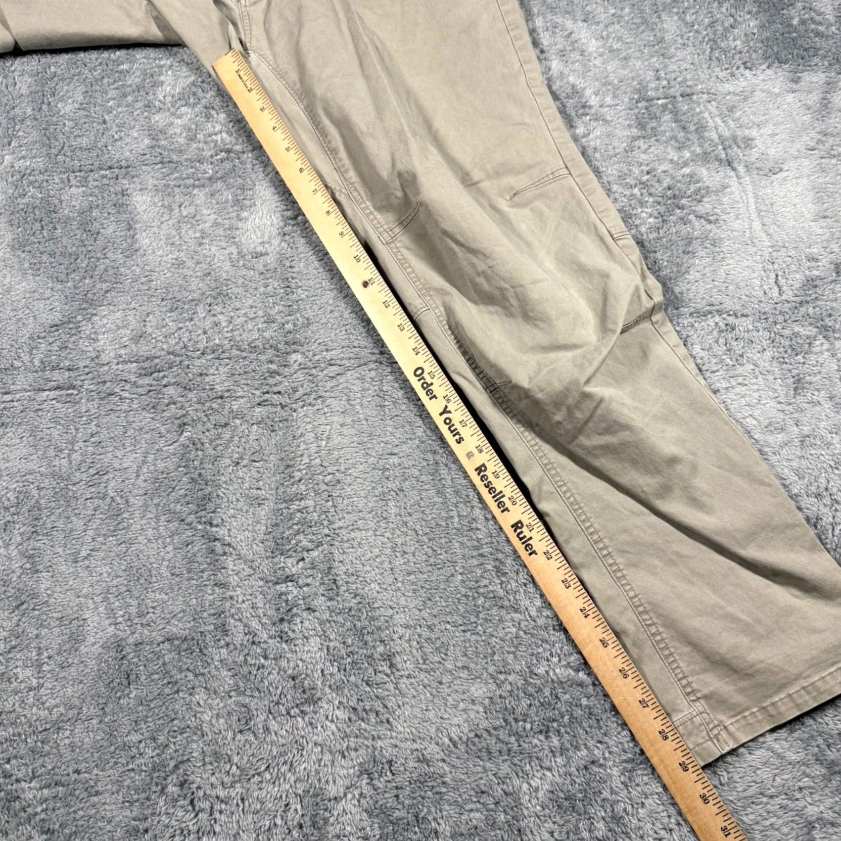 Mountain Hardwear Mountain Hardwear Pants Khaki Mens Size 36x32 Cargo Outdoor Workwear Flat Front Zipper Button Pockets Stretch Canvas Beige Size US 36 / EU 52 - 6 Thumbnail