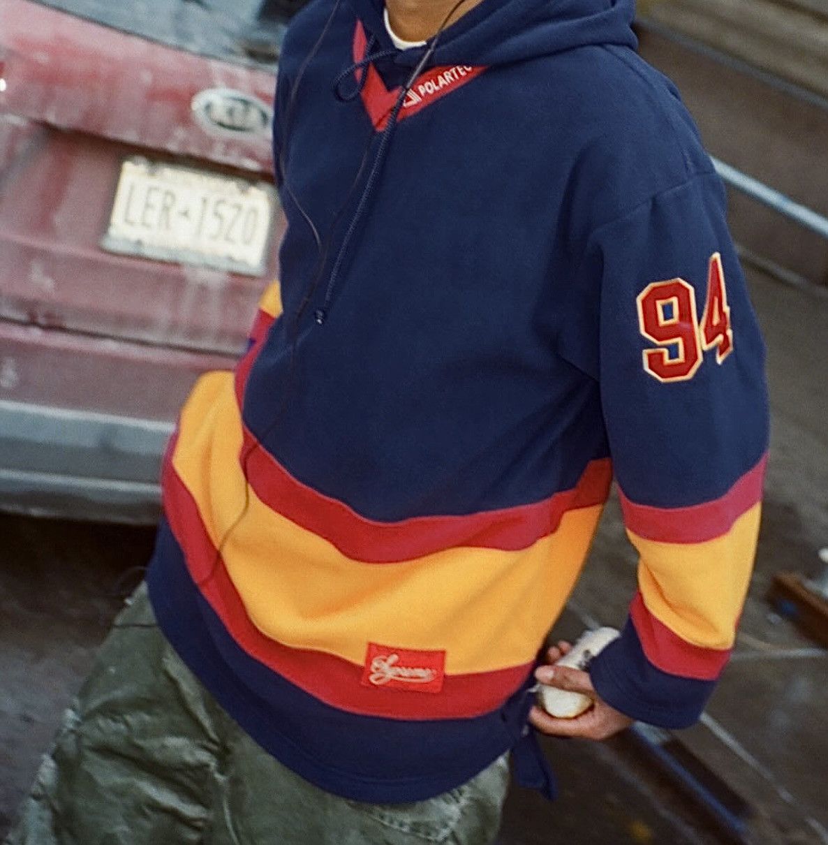 Supreme Supreme Polartec Hooded Hockey Jersey L Size ONE SIZE - 2 Thumbnail
