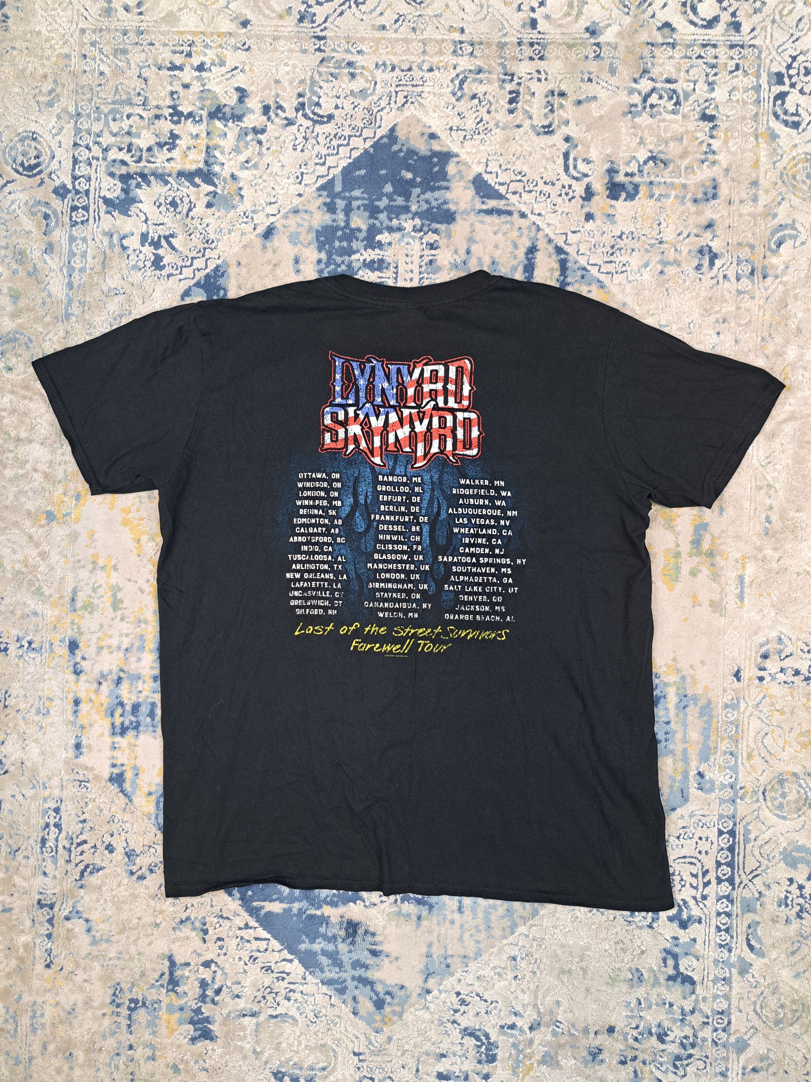 Band Tees Lynyrd Skynyrd World Tour Band Tee USA Flag Eagle Size US L / EU 52-54 / 3 - 2 Thumbnail