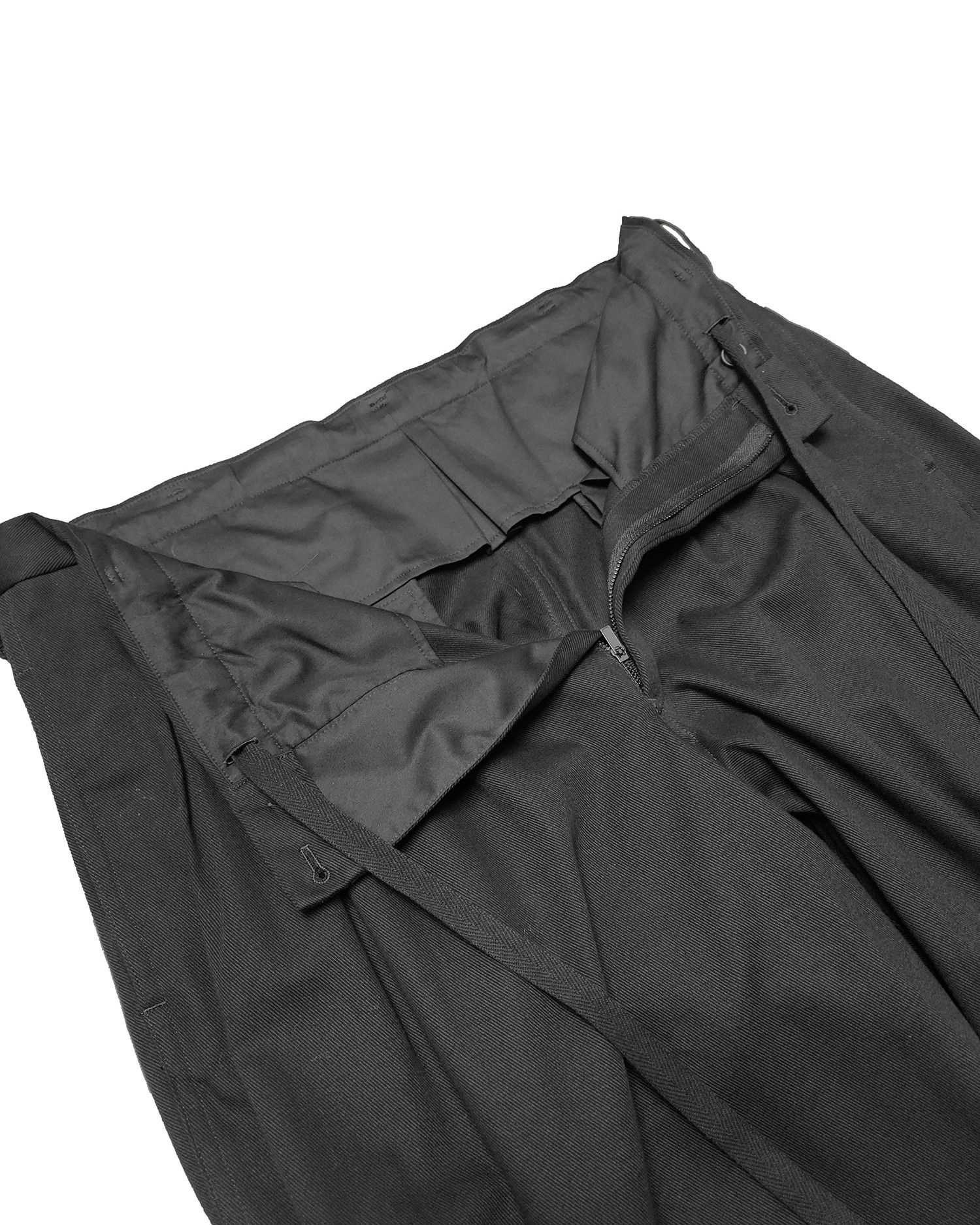 Yohji Yamamoto [Size 1] Y's for Men Katsuragi 12-Tuck Pants Size US 30 / EU 46 - 4 Thumbnail