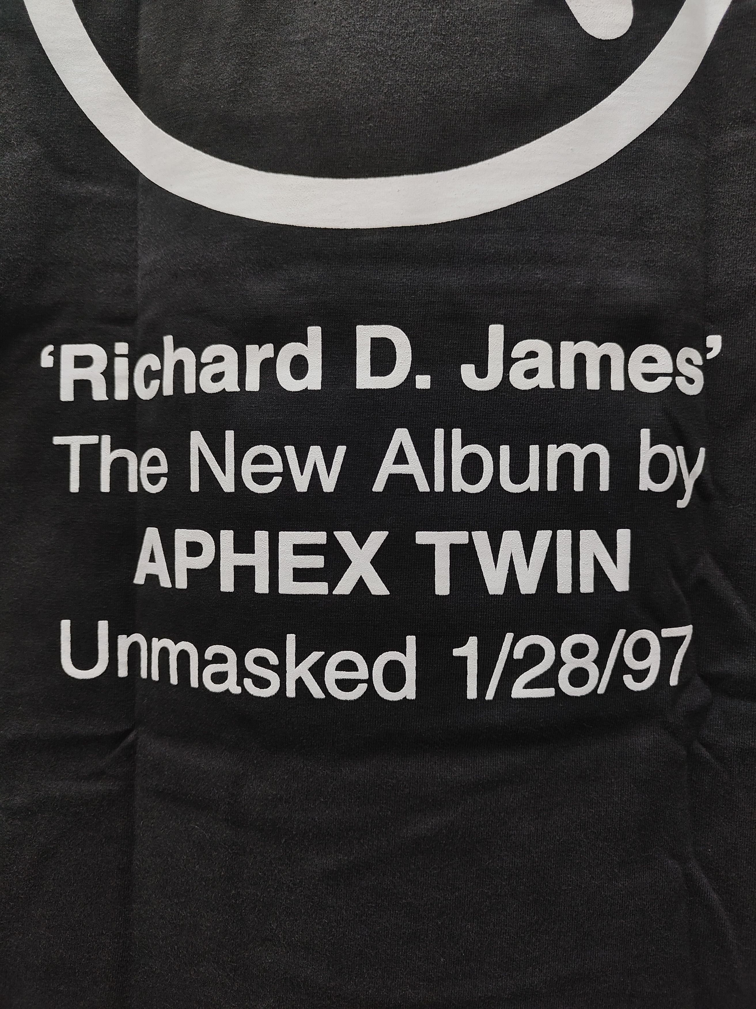 Aphex Twin Unmasked Richard D. James Album T-shirt