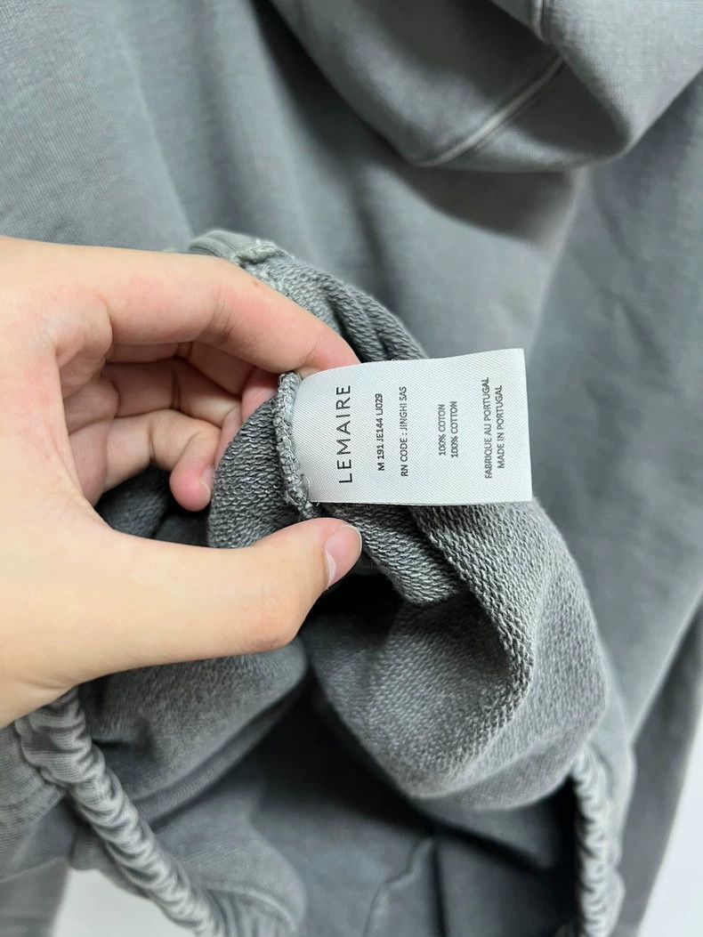 Lemaire lemaire 21fw Half Zip Special Cut Washed Sweatshirt Size US L / EU 52-54 / 3 - 6 Thumbnail