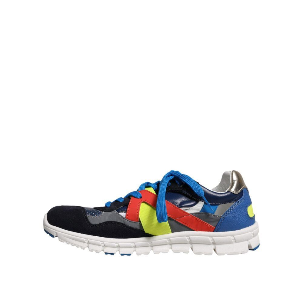 Dolce & Gabbana Dolce & Gabbana Multicolor Leather Suede Low Top Sneakers Sh Size US 6 / EU 39 - 5 Thumbnail