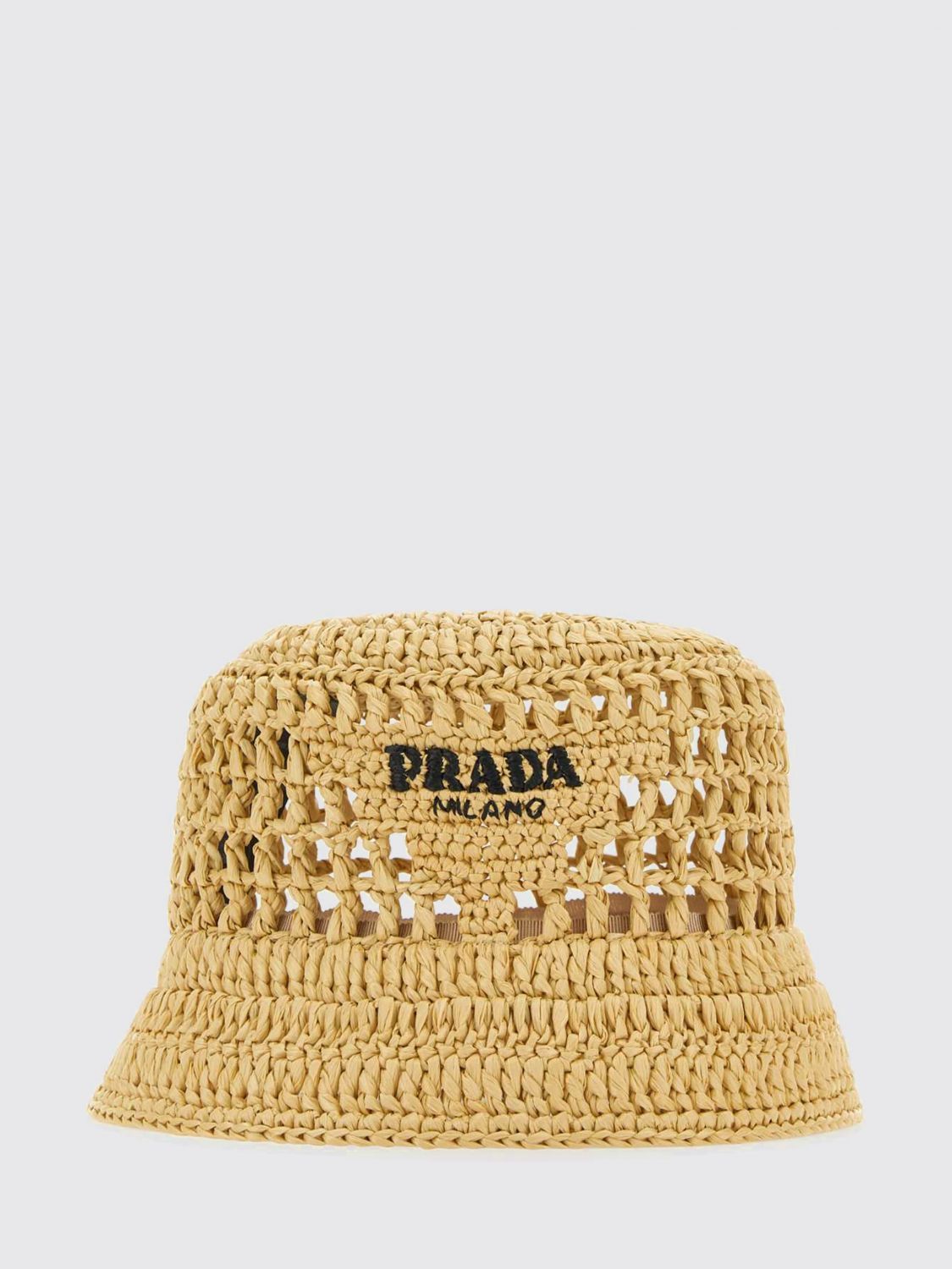 Prada Prada Hat Woman Natural Size ONE SIZE - 1 Preview