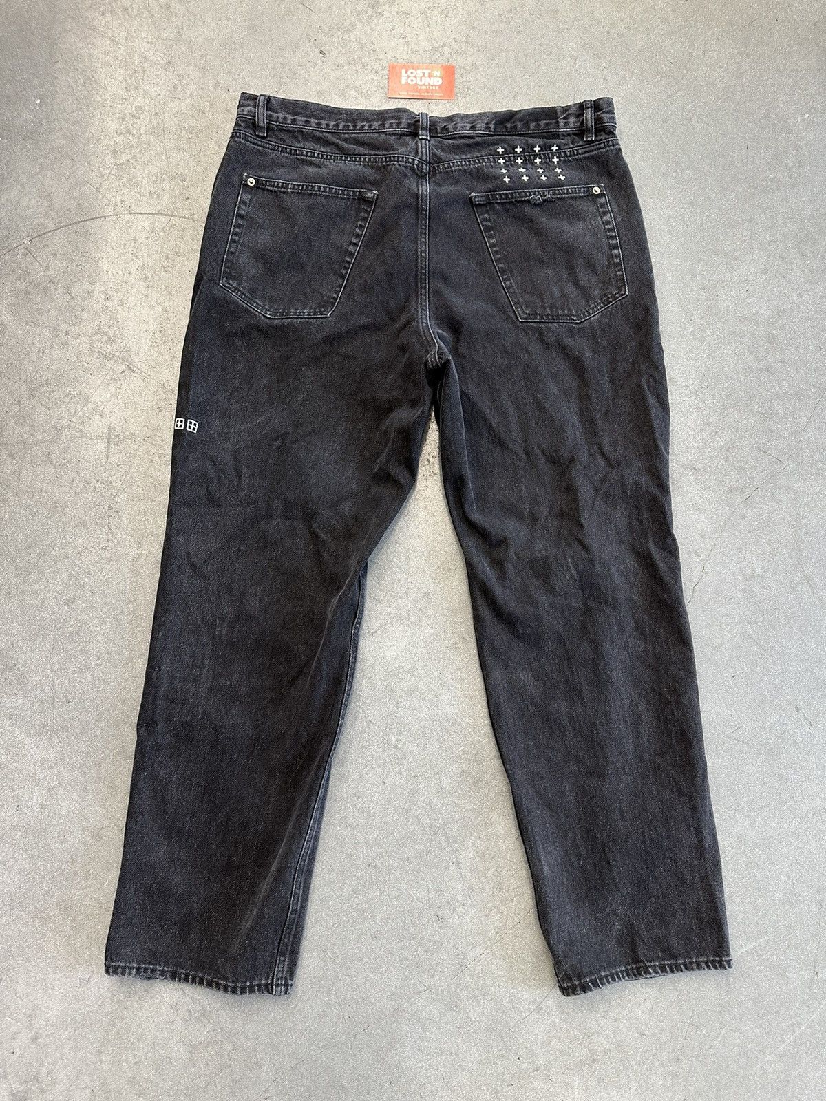 Ksubi Ksubi Anti K Noir Distressed Denim Pants Size US 38 / EU 54 - 2 Thumbnail