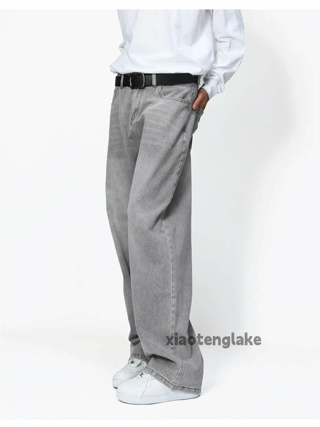 Jean × Vintage washed faded cleanfit yuppie loose baggy jeans Size US 34 / EU 50 - 5 Thumbnail