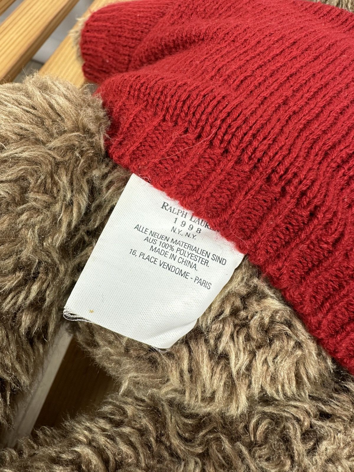 Other × Polo Ralph Lauren × Ralph Lauren Vintage Polo Ralph Lauren Bear Holiday Sweater Plush Toy Size ONE SIZE - 7 Thumbnail