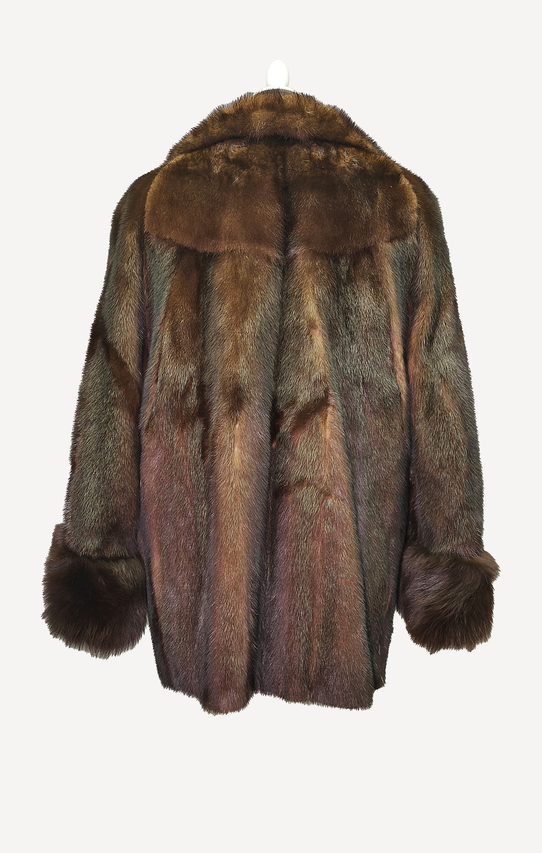 Other MEISTER KLASSE _ FEINE AUSLESE _ LUX _ BROWN _ 100% MINK FUR Size M / US 6-8 / IT 42-44 - 2 Thumbnail