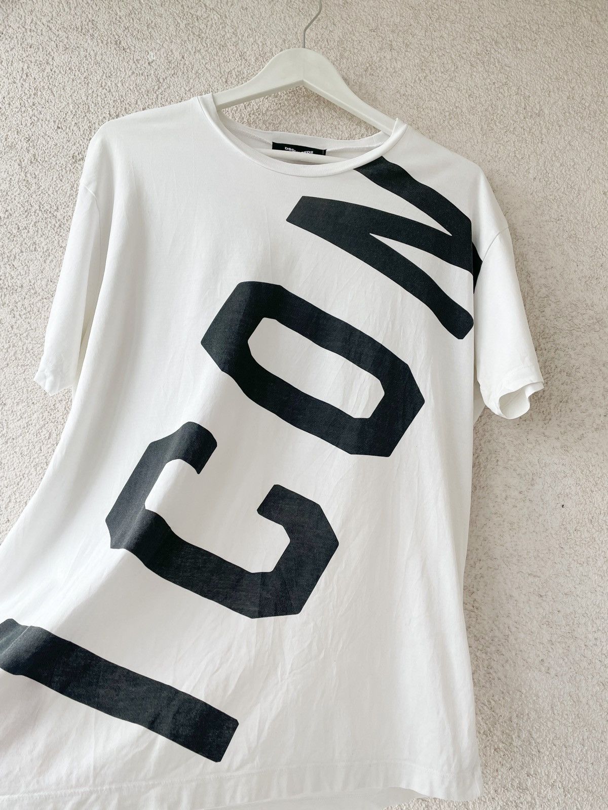 Dsquared2 Dsquared2 ICON Men T-Shirt Big Logo Size 3XL Made In Italy Size US XXL / EU 58 / 5 - 4 Thumbnail