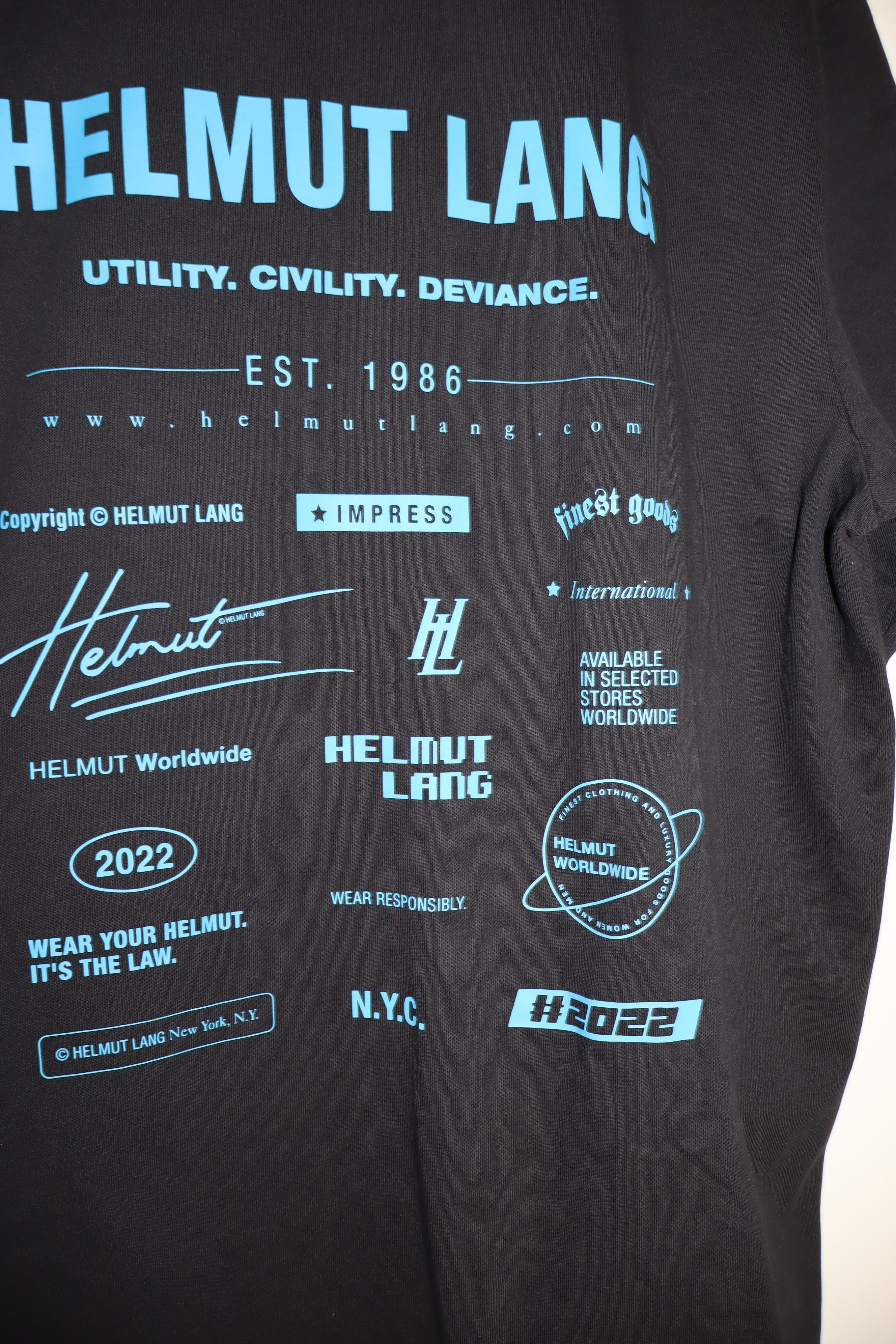 Helmut Lang Logo t-shirt Size US XXL / EU 58 / 5 - 7 Thumbnail