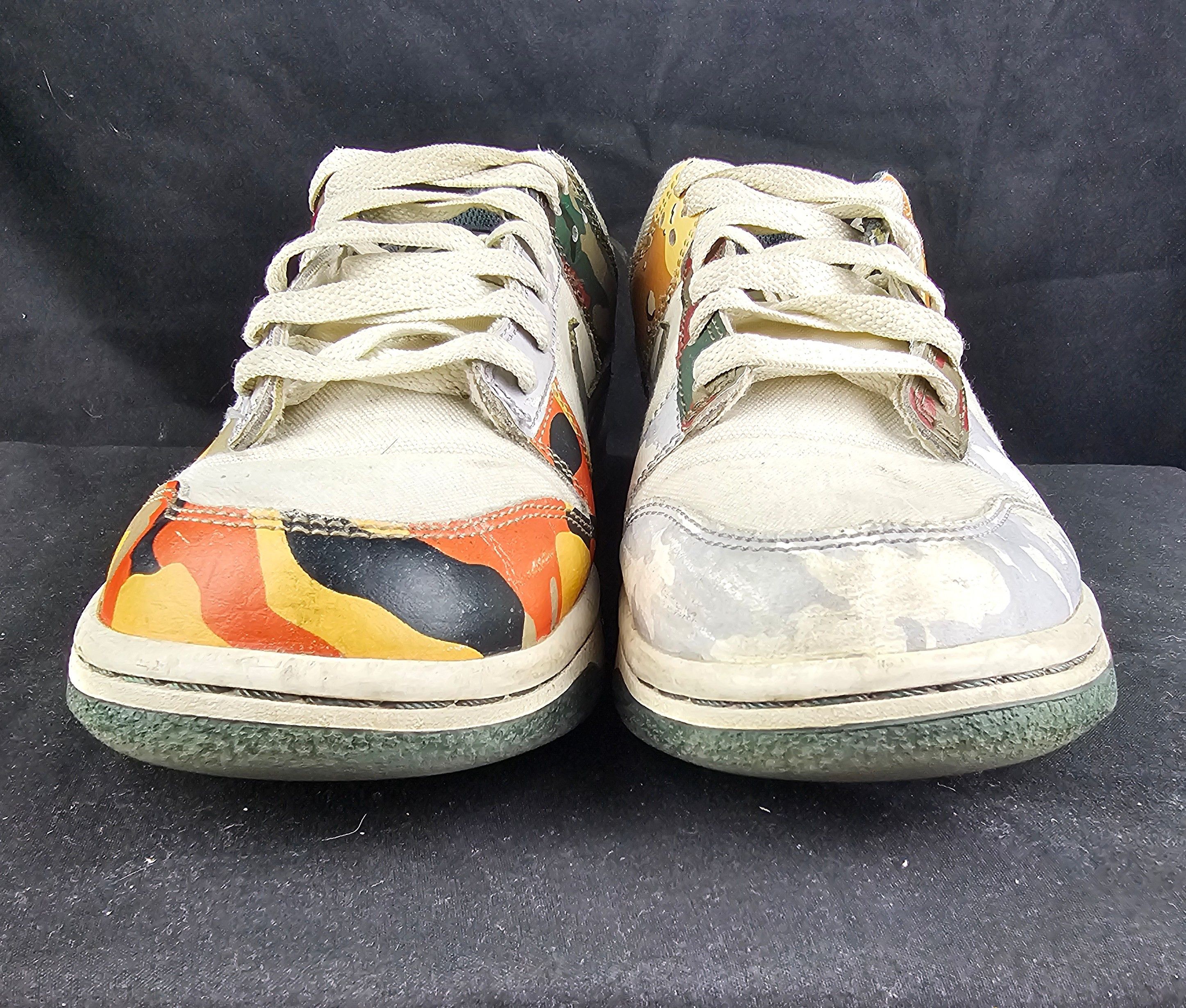 Nike Nike Dunk Low GS SE Multi-Camo Sail Green Youth Size 7Y USED Size US 7 / EU 40 - 8 Thumbnail