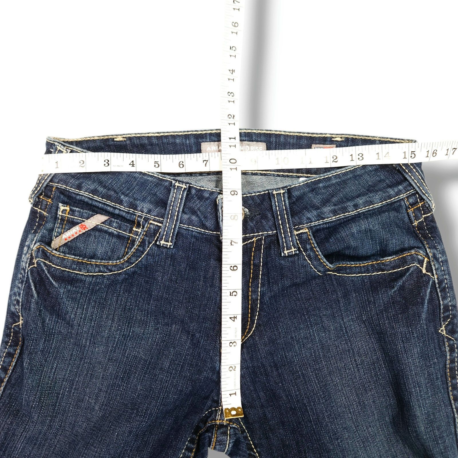 Ariat Ariat FR Mid Rise Bootcut Denim Jeans Arc Rated CAT 2 28Rx34 Size 28" / US 6 / IT 42 - 11 Thumbnail