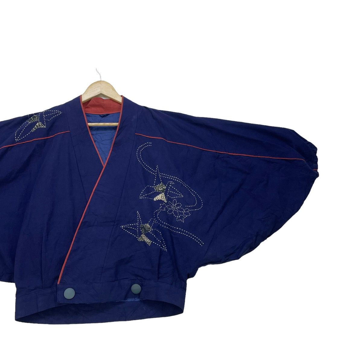 Issey Miyake × Traditional Weatherwear Japanese Traditional Kimono Wrap Jacket Size US M / EU 48-50 / 2 - 6 Thumbnail