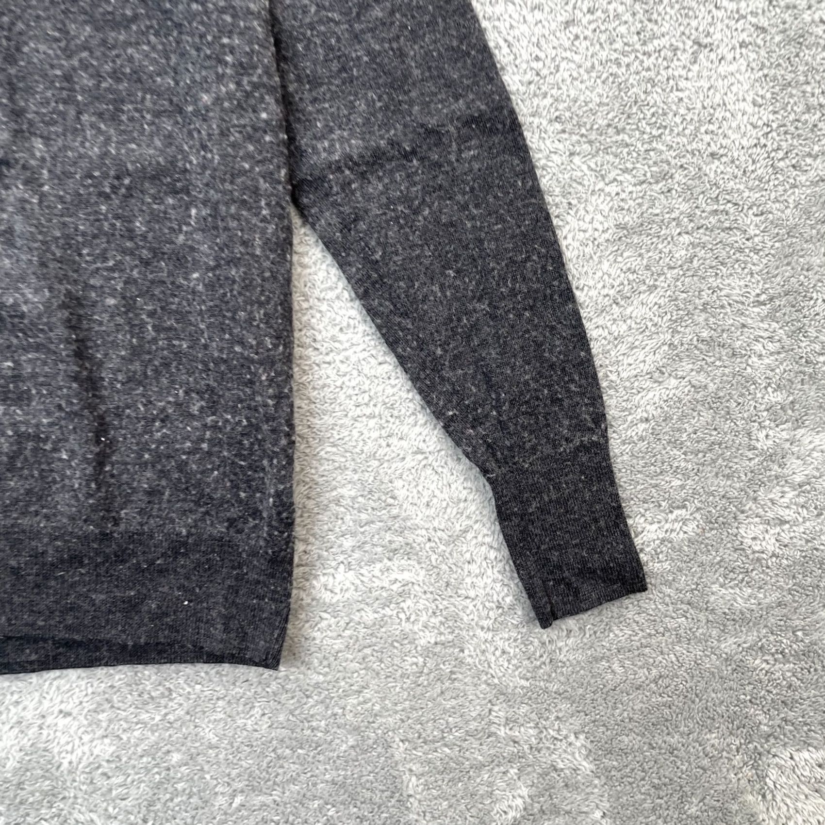 Uniqlo Uniqlo Sweater Womens XL Gray Wool Tight-Knit Ribbed Pullover Crew Neck Casual Winter Modern City Preppy Size XL / US 12-14 / IT 48-50 - 6 Thumbnail