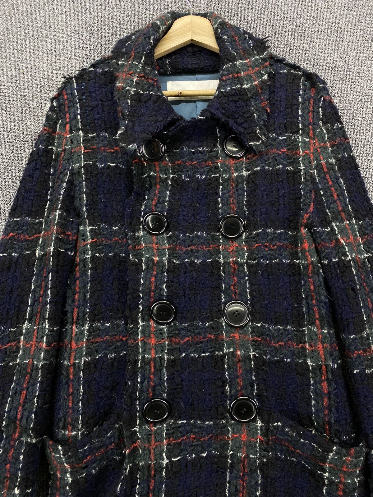 Issey Miyake Vintage Issey Miyake Sunaokuwahara Knitted Coat Jacket Size M / US 6-8 / IT 42-44 - 6 Thumbnail