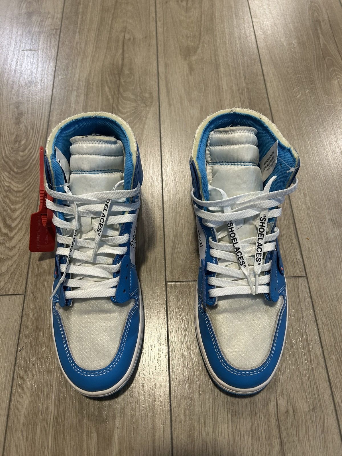 Nike × Off-White Off-White x Air Jordan 1 Retro High ‘OG UNC’ Size US 11 / EU 44 - 6 Thumbnail