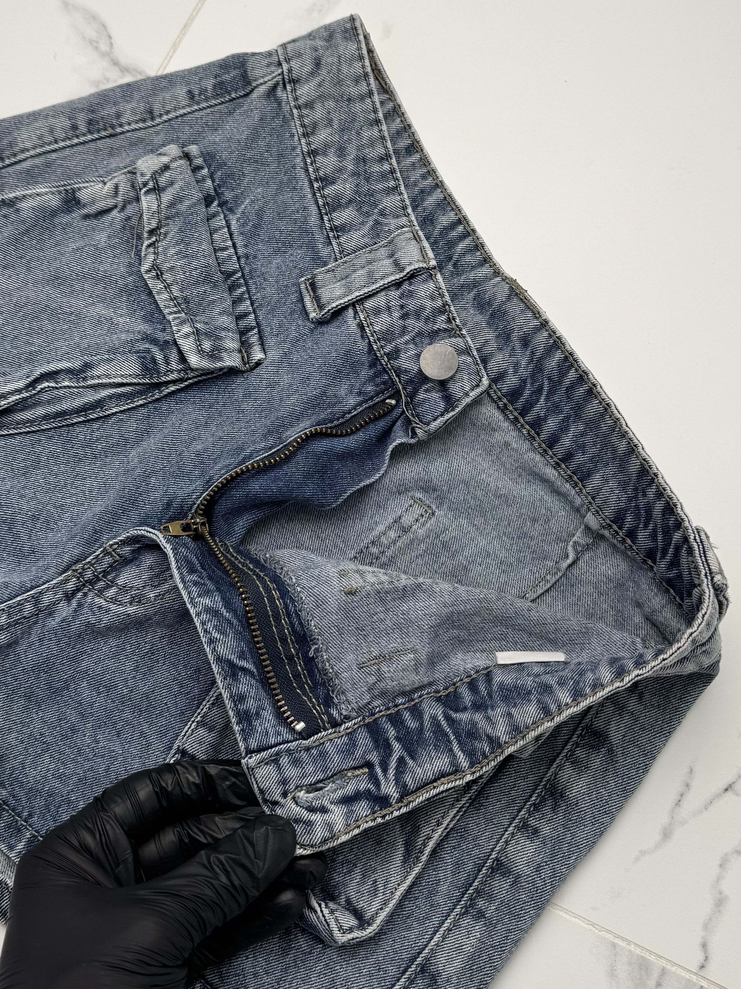 Vintage Women Blue Denim Cargo Shorts Y2K Vintage Mini Pocket Size 25" / US 0 / IT 36 - 2 Thumbnail