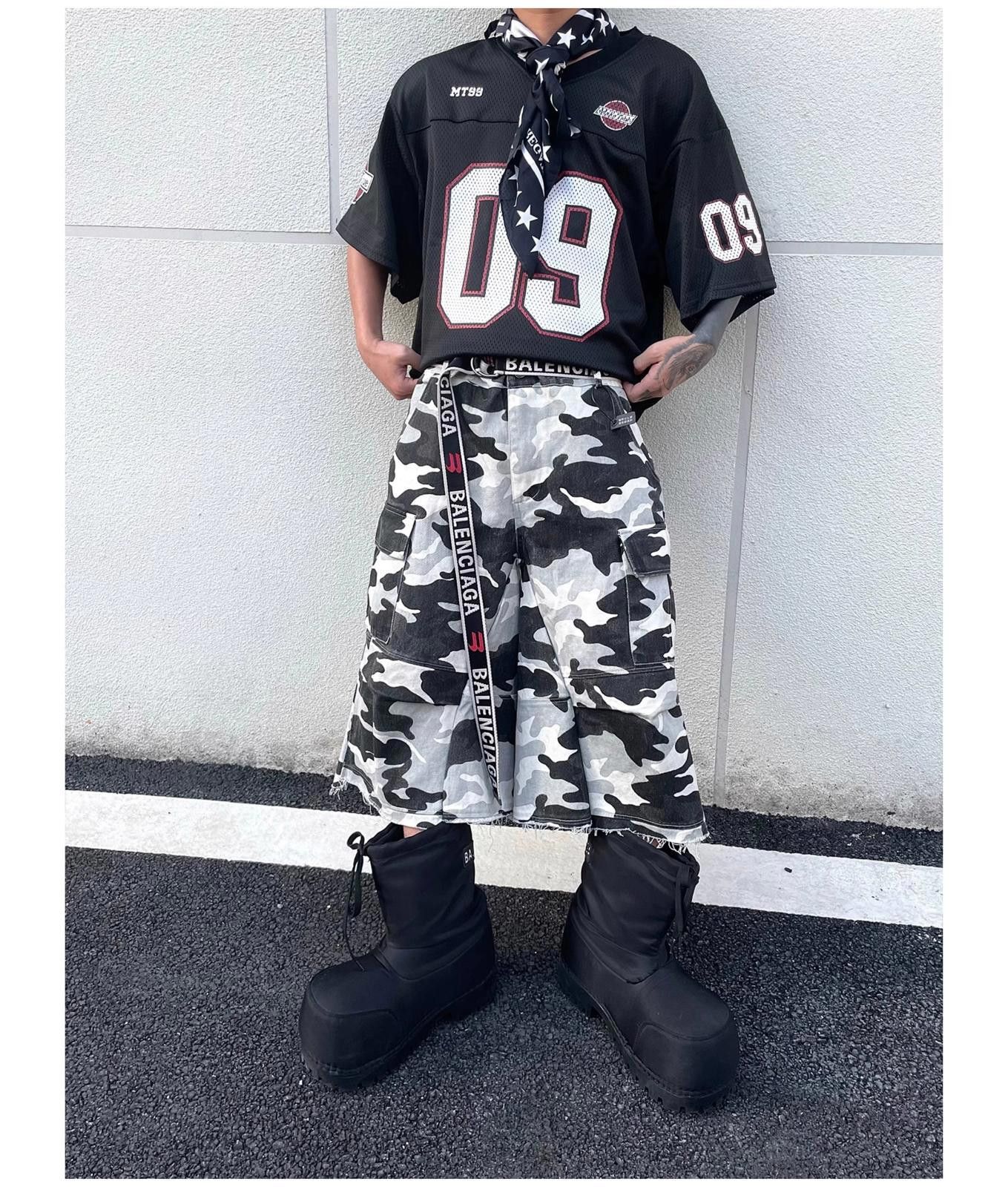 Other Black-White Camo Coated Jorts Size US 32 / EU 48 - 3 Thumbnail