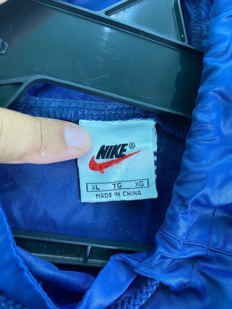 Nike × Vintage Vtg 90s Nike swoosh small logo pullover raincoat jacket Size US XL / EU 56 / 4 - 4 Thumbnail