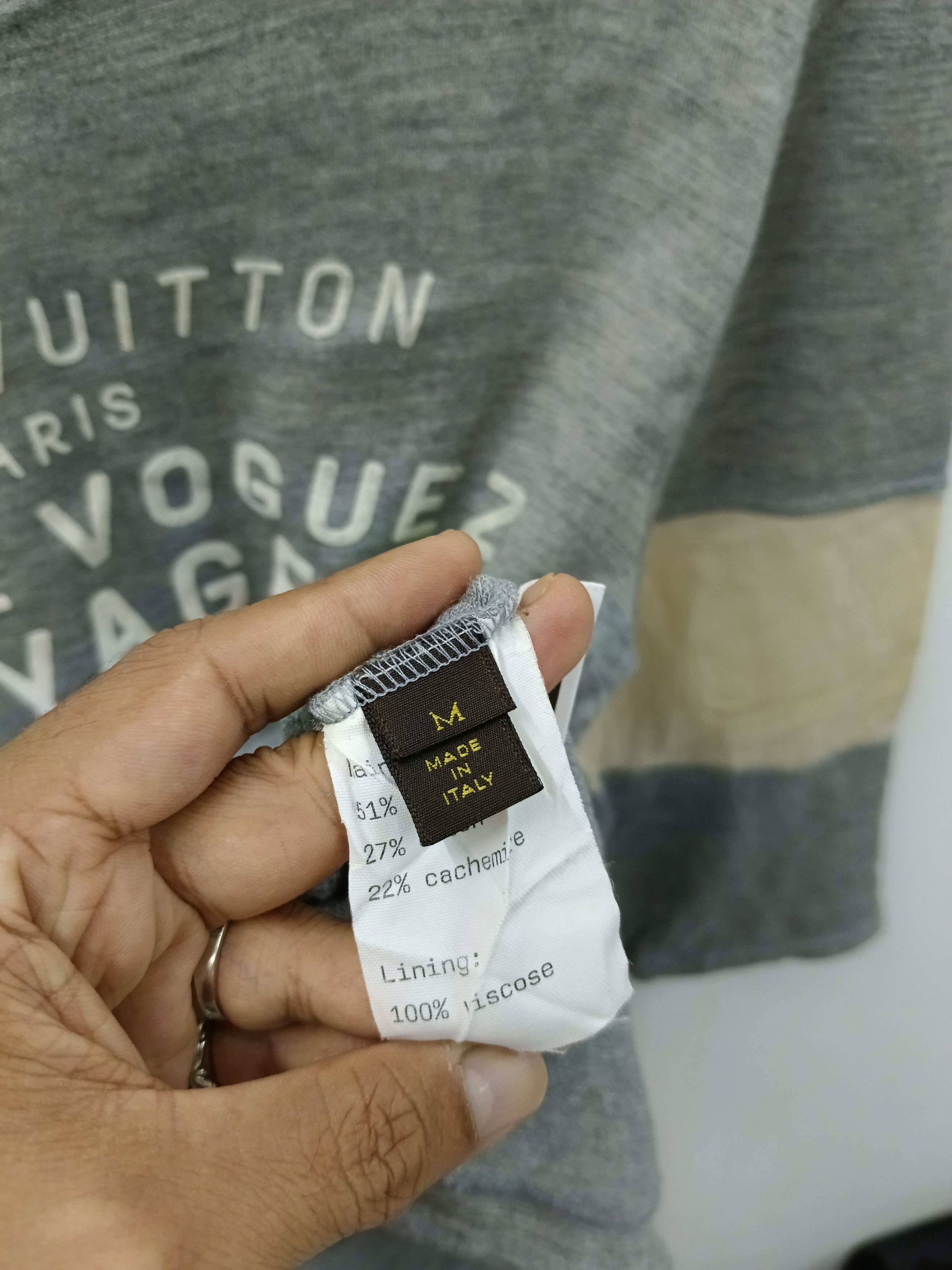 Louis Vuitton Louis Vuitton (SAMPLE) "Volez Voguez Voyagez" 3/4 Sleeve Size US M / EU 48-50 / 2 - 7 Thumbnail