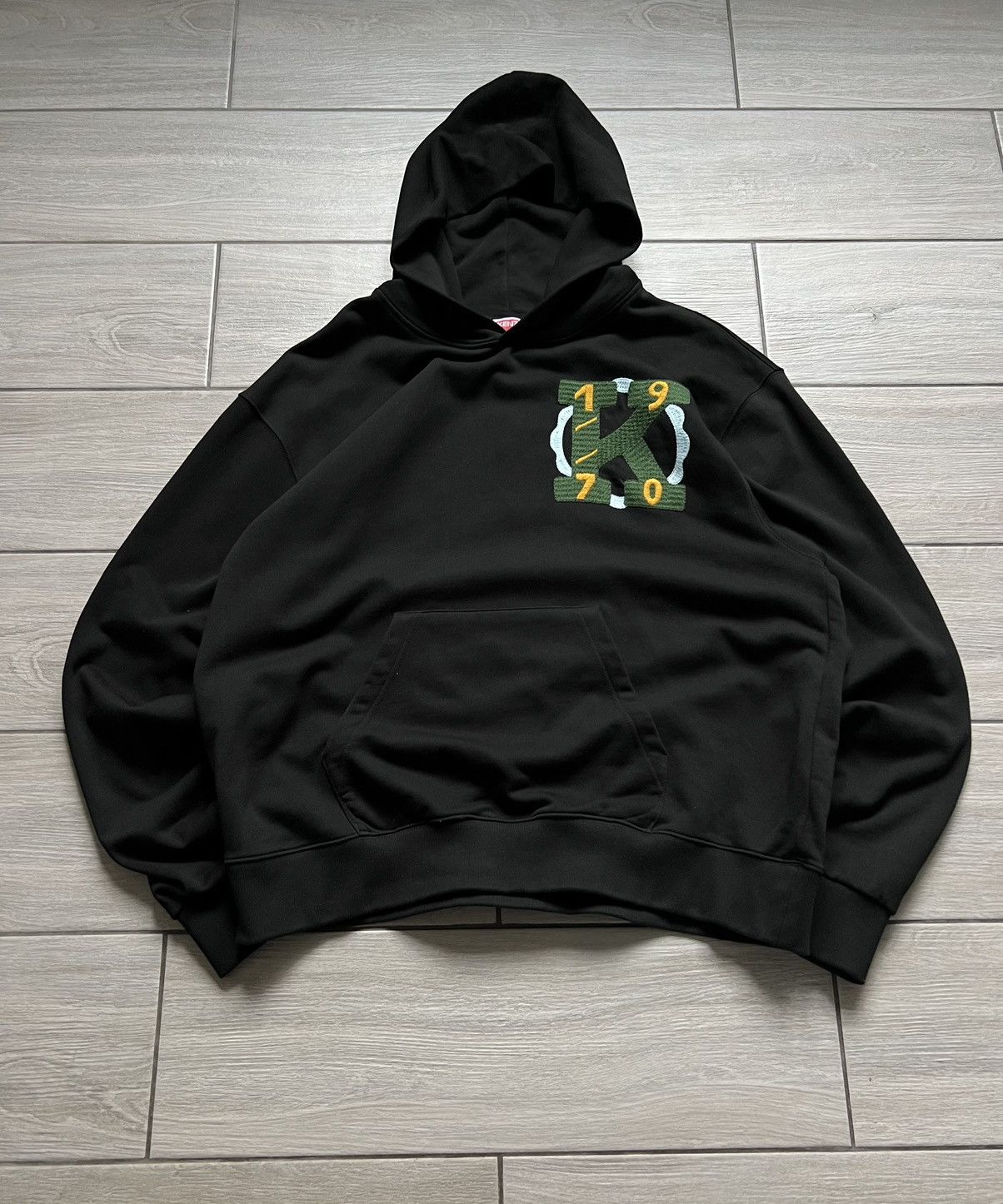 Kenzo KENZO Paris Classic Logo Hoodie Black Size US XL / EU 56 / 4 - 4 Thumbnail