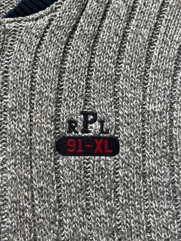 Polo Ralph Lauren Polo Ralph Lauren Sporting Goods 1991 P R L Zip Sweater Size US XL / EU 56 / 4 - 3 Thumbnail