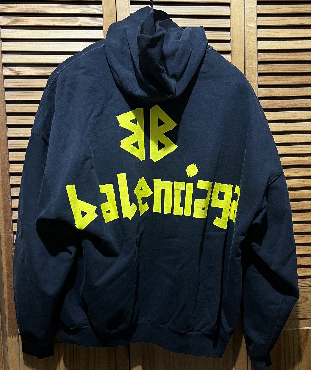 Balenciaga Balenciaga Tape Hoodie Size US S / EU 44-46 / 1 - 2 Thumbnail